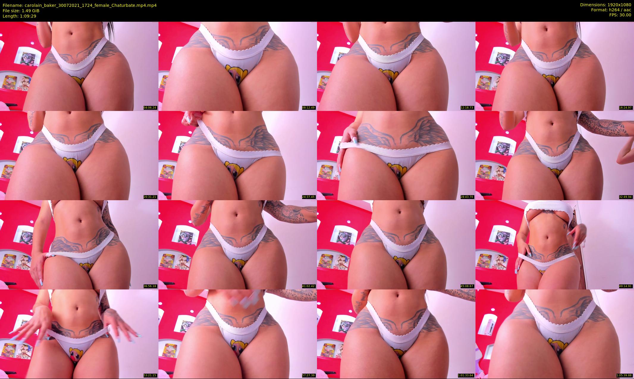 carolain_baker — 70 minute Chaturbate female cam show recording, 1080p, Jul 30, 2021