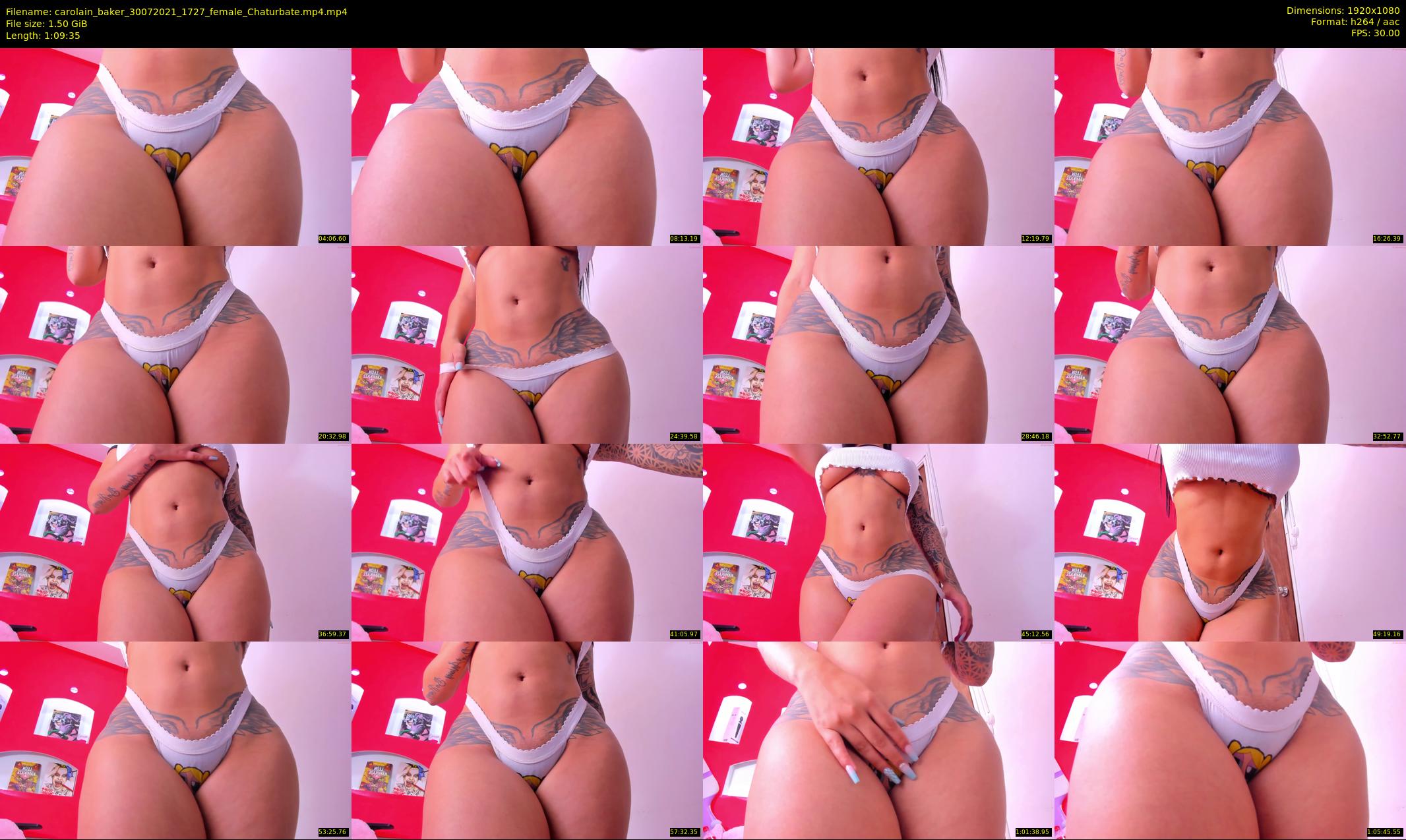 carolain_baker — 70 minute Chaturbate female cam show recording, 1080p, Jul 30, 2021