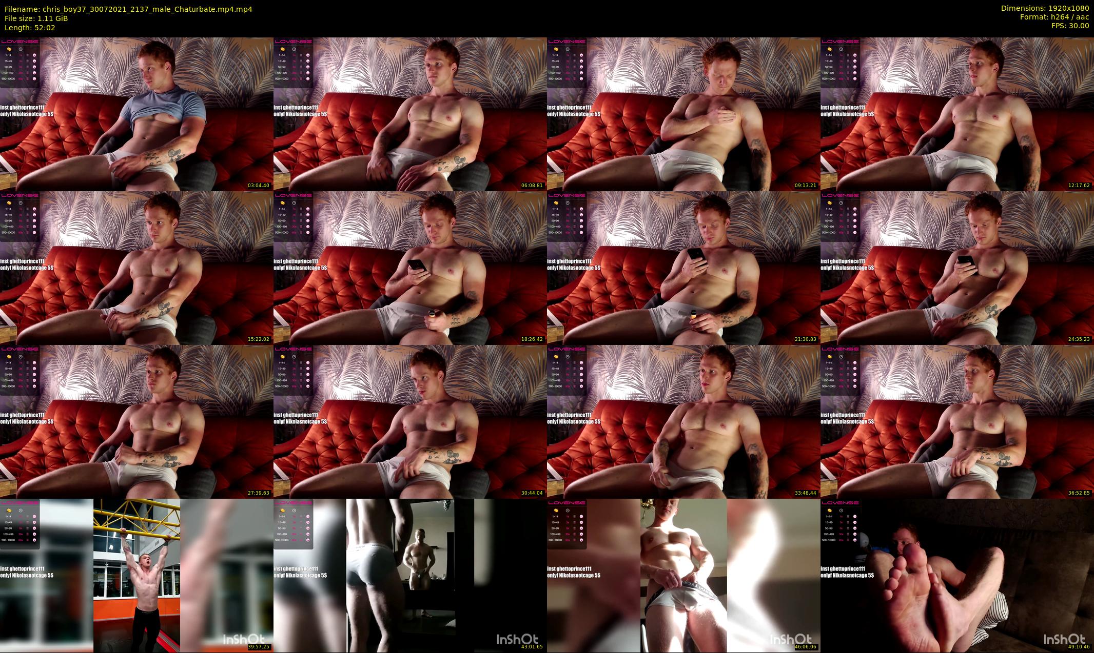 chris_boy37 — 53 minute Chaturbate male cam show recording, 1080p, Jul 30, 2021