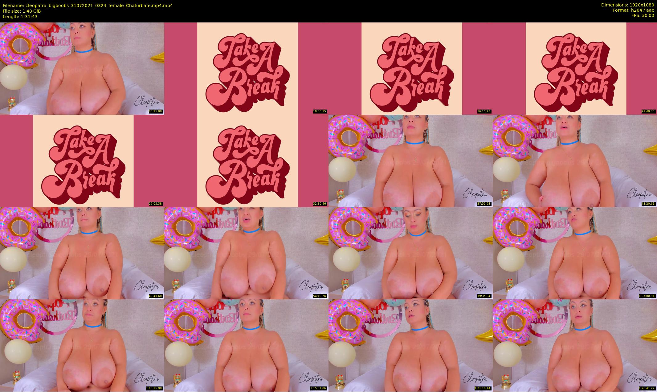 cleopatra_bigboobs — 92 minute Chaturbate female cam show recording, 1080p, Jul 31, 2021