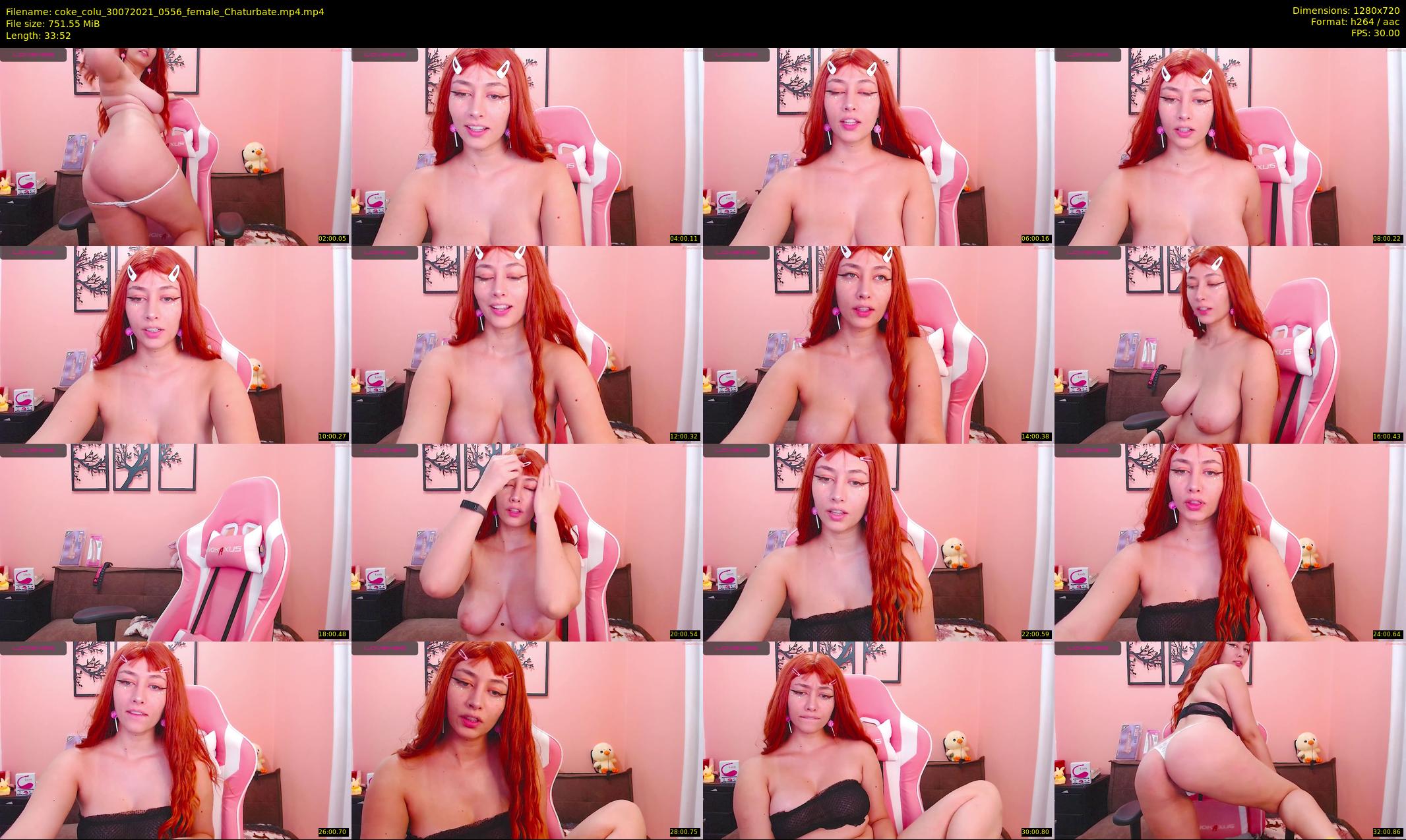 coke_colu — 34 minute Chaturbate female cam show recording, 720p, Jul 30, 2021