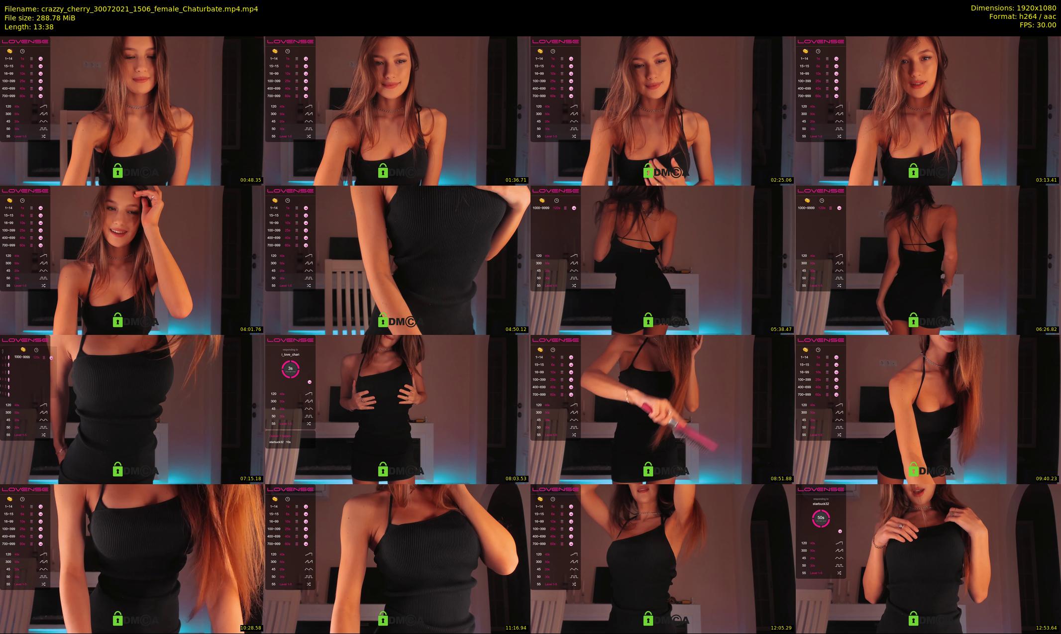crazzy_cherry — 14 minute Chaturbate female cam show recording, 1080p, Jul 30, 2021