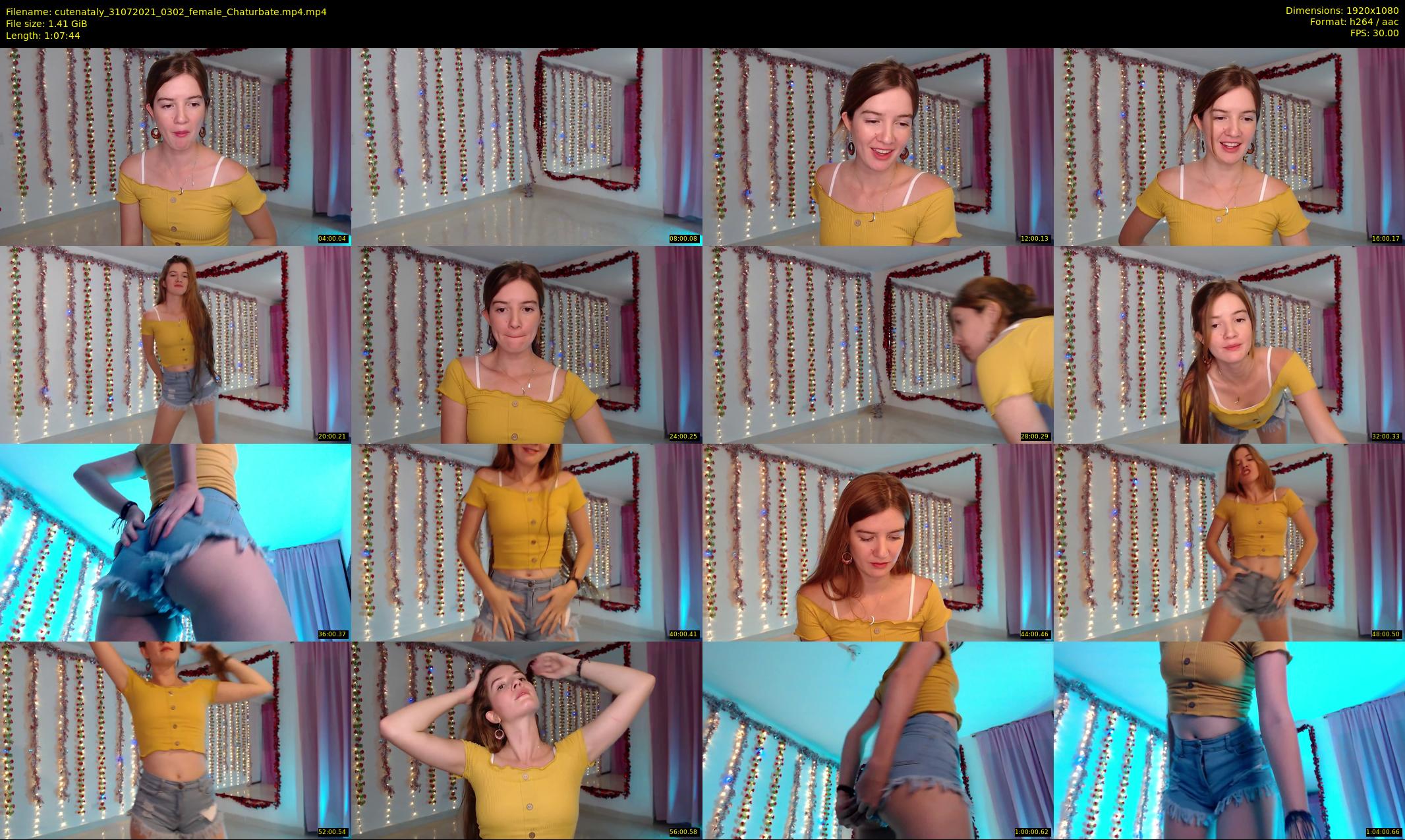 cutenataly — 68 minute Chaturbate female cam show recording, 1080p, Jul 31, 2021