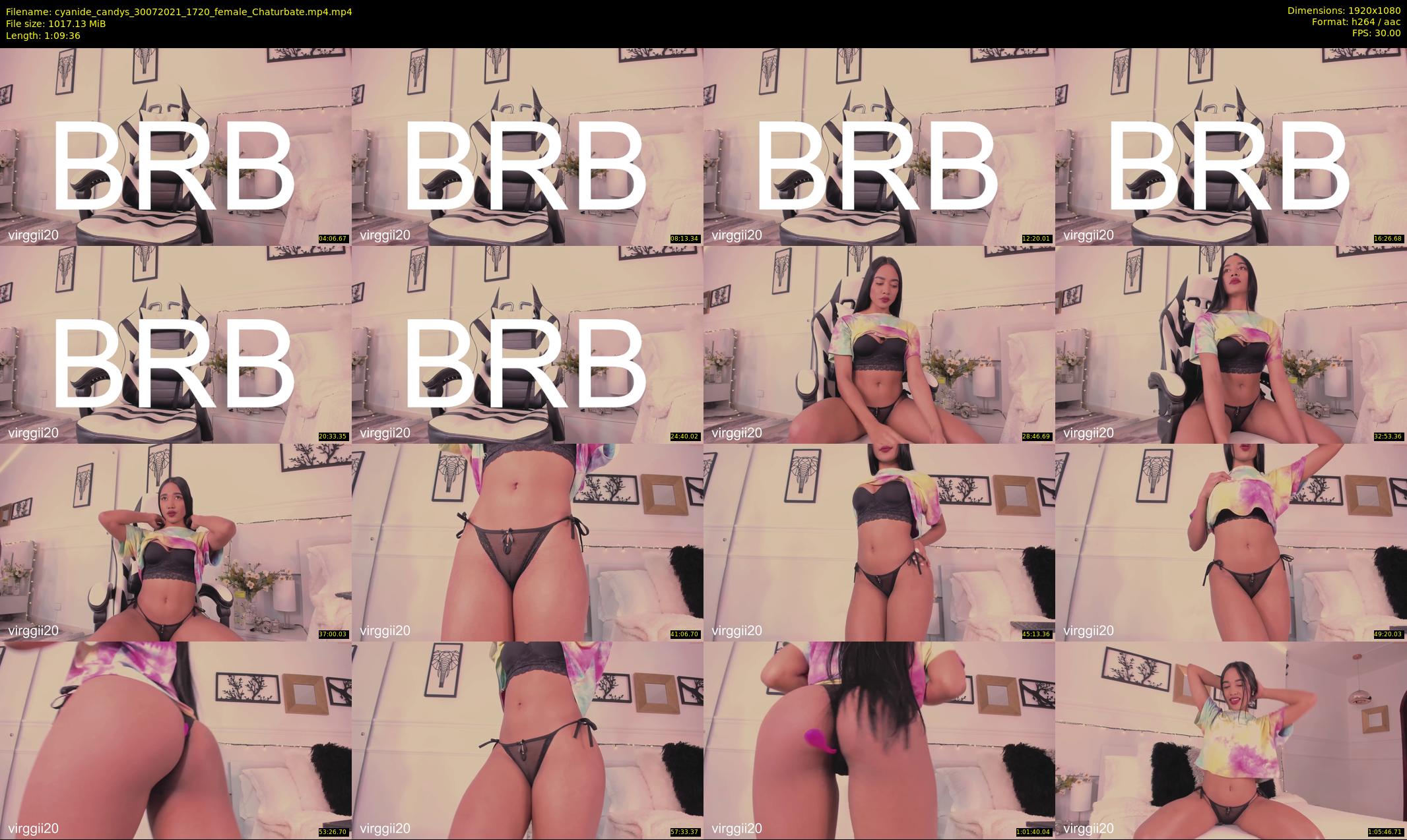 cyanide_candys — 70 minute Chaturbate female cam show recording, 1080p, Jul 30, 2021