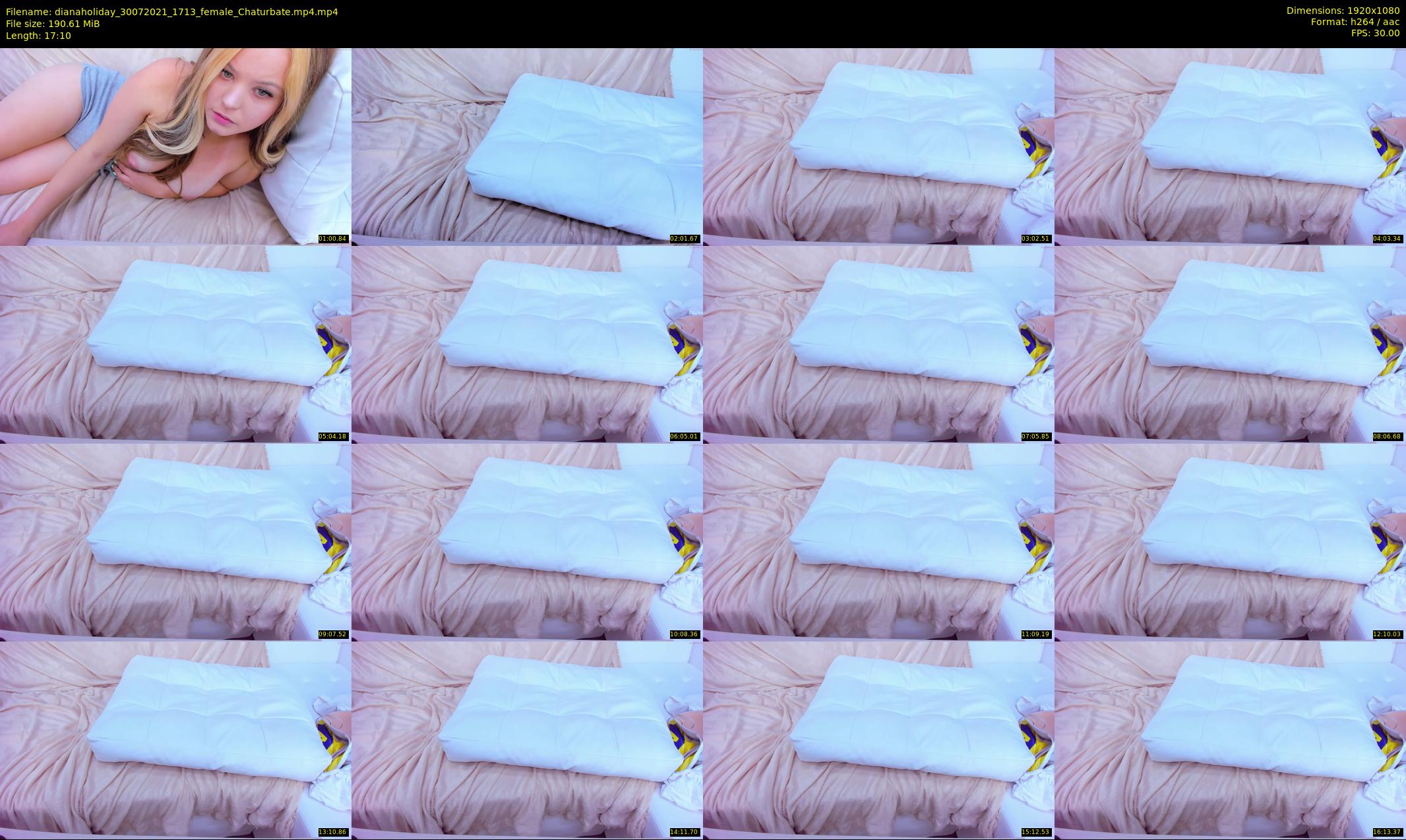 dianaholiday — 18 minute Chaturbate female cam show recording, 1080p, Jul 30, 2021