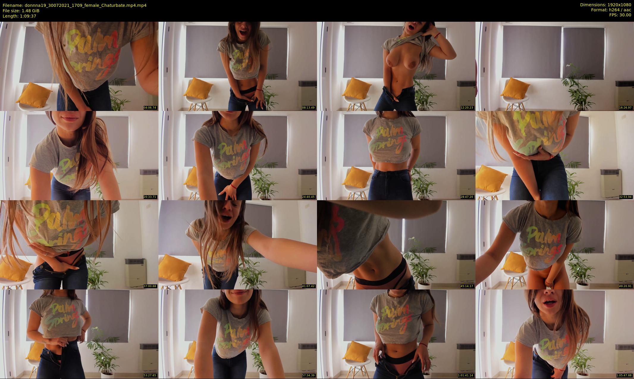 donnna19 — 70 minute Chaturbate female cam show recording, 1080p, Jul 30, 2021