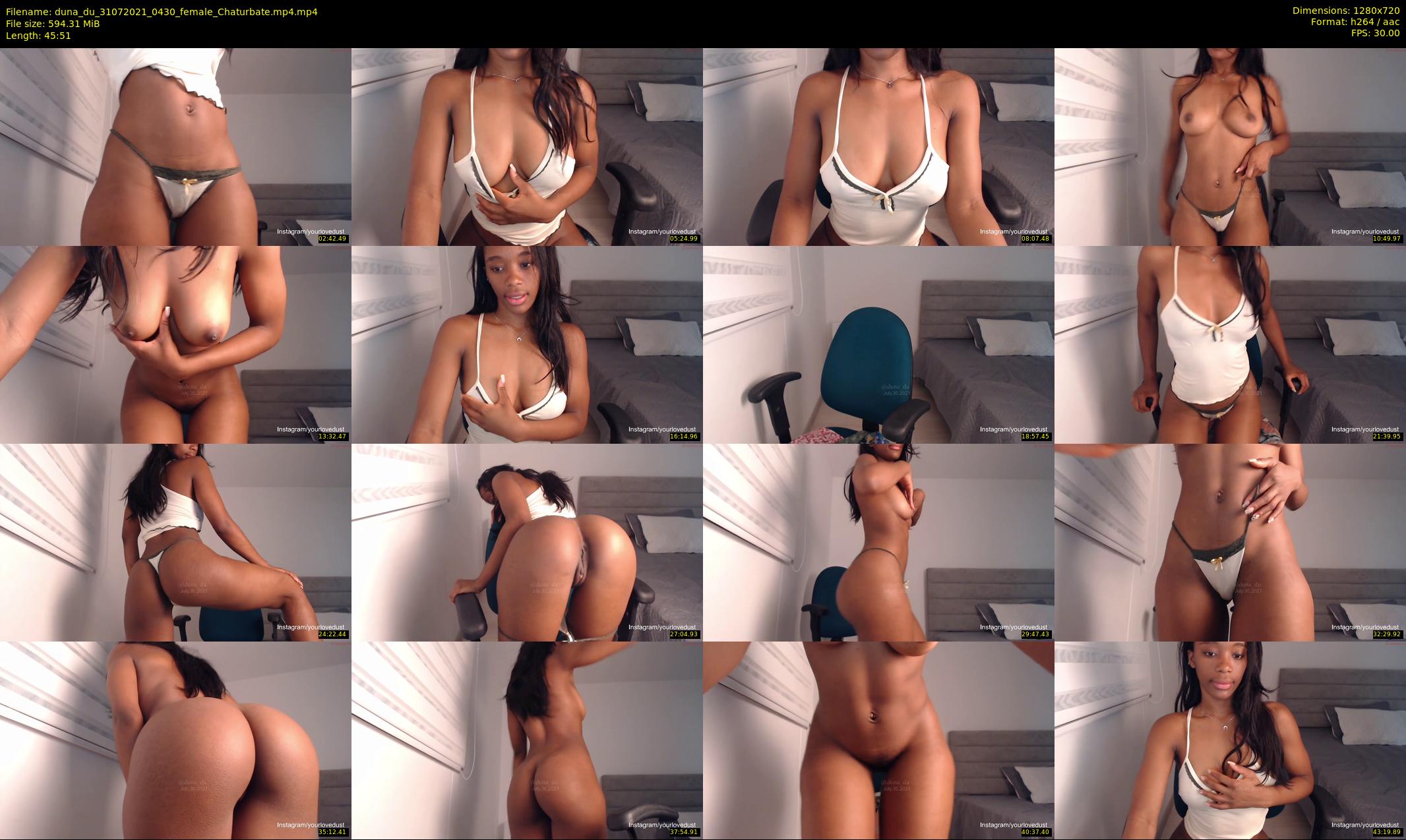 duna_du — 46 minute Chaturbate female cam show recording, 720p, Jul 31, 2021