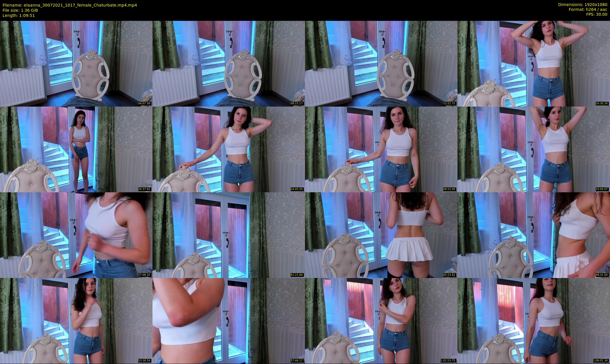 elaanna — 70 minute Chaturbate female cam show recording, 1080p, Jul 30, 2021