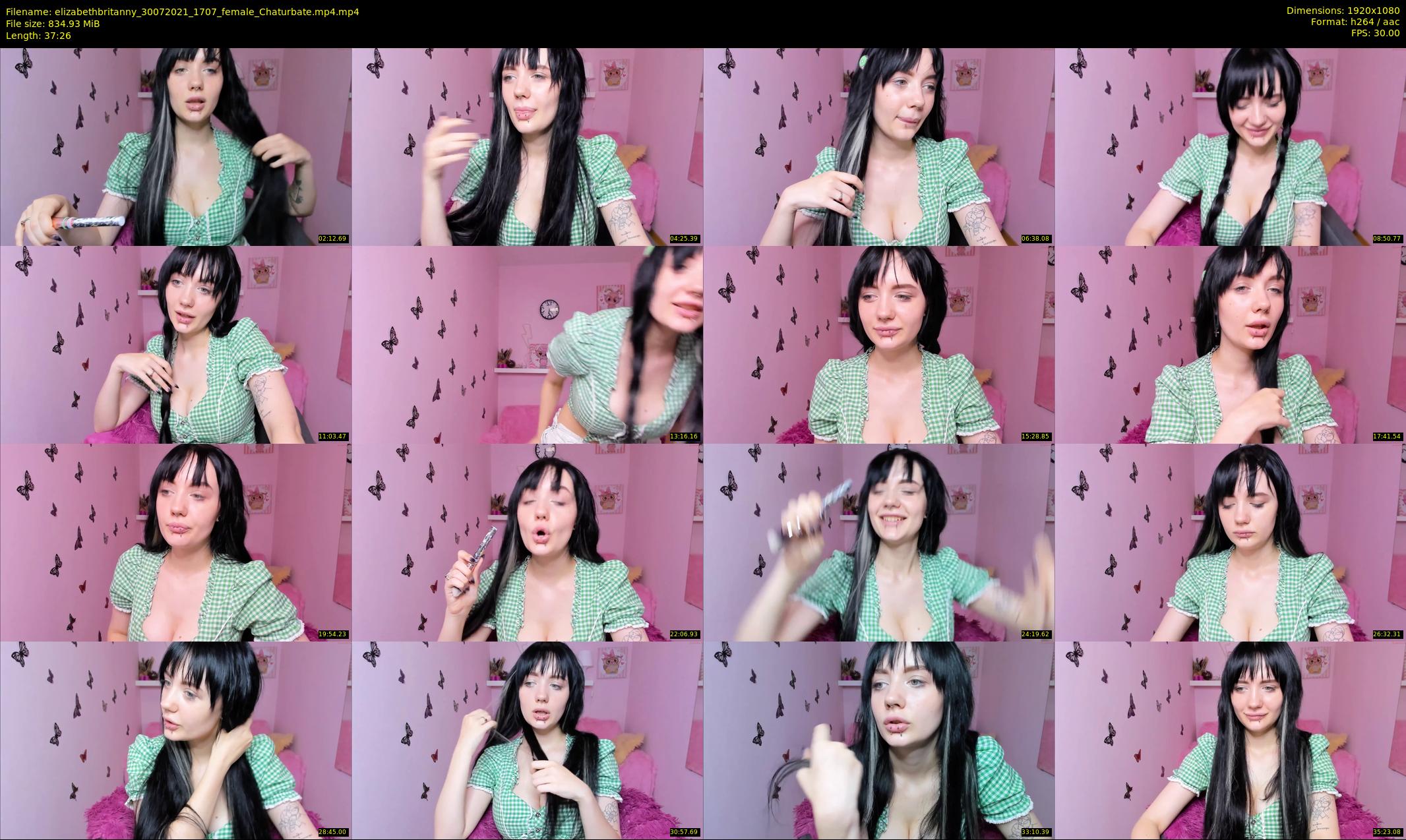 elizabethbritanny — 38 minute Chaturbate female cam show recording, 1080p, Jul 30, 2021
