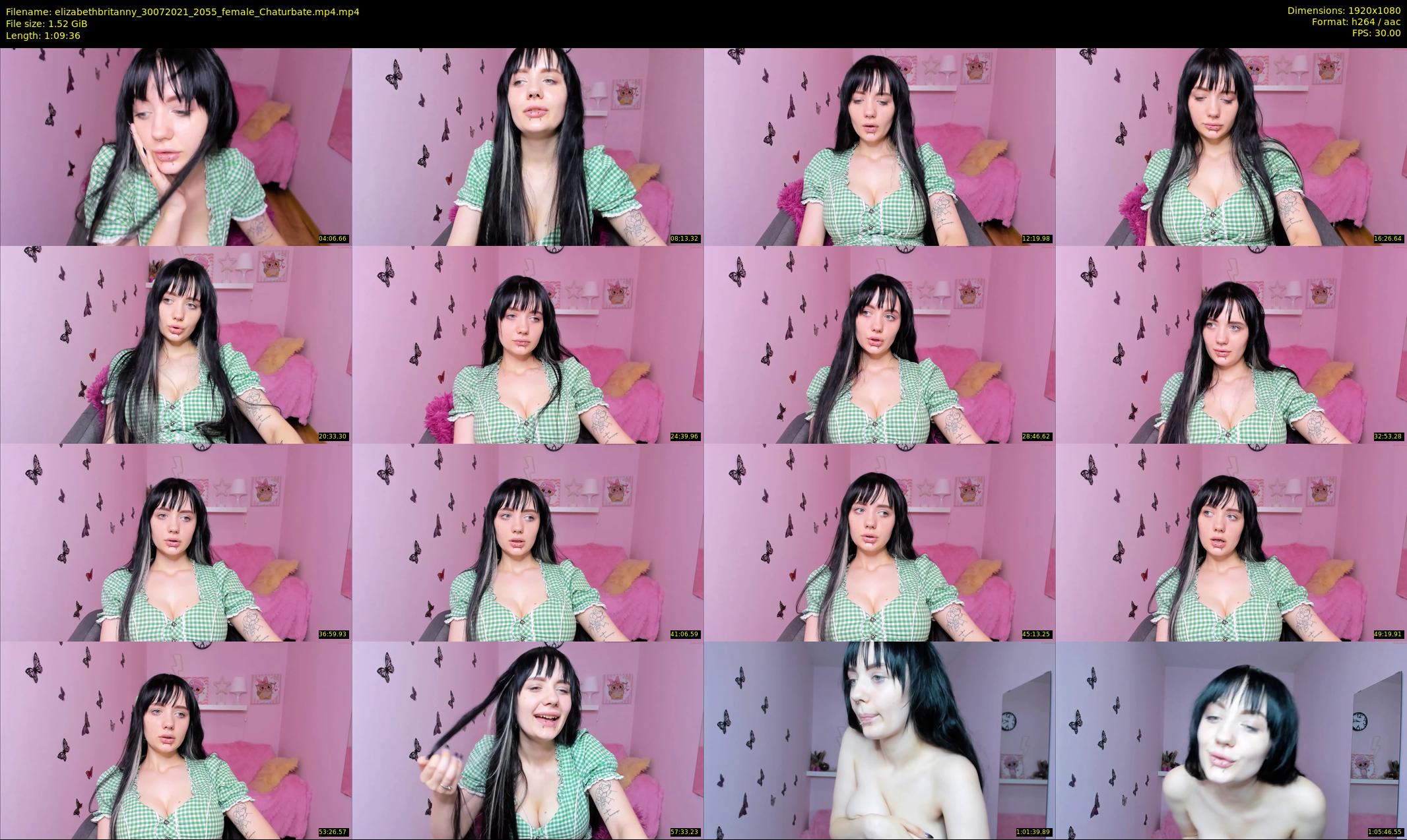 elizabethbritanny — 70 minute Chaturbate female cam show recording, 1080p, Jul 30, 2021