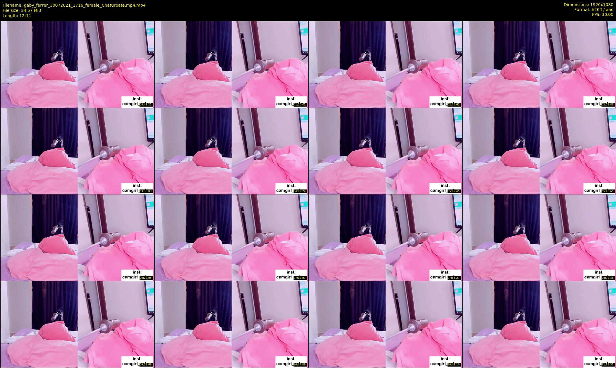 gaby_ferrer — 13 minute Chaturbate female cam show recording, 1080p, Jul 30, 2021