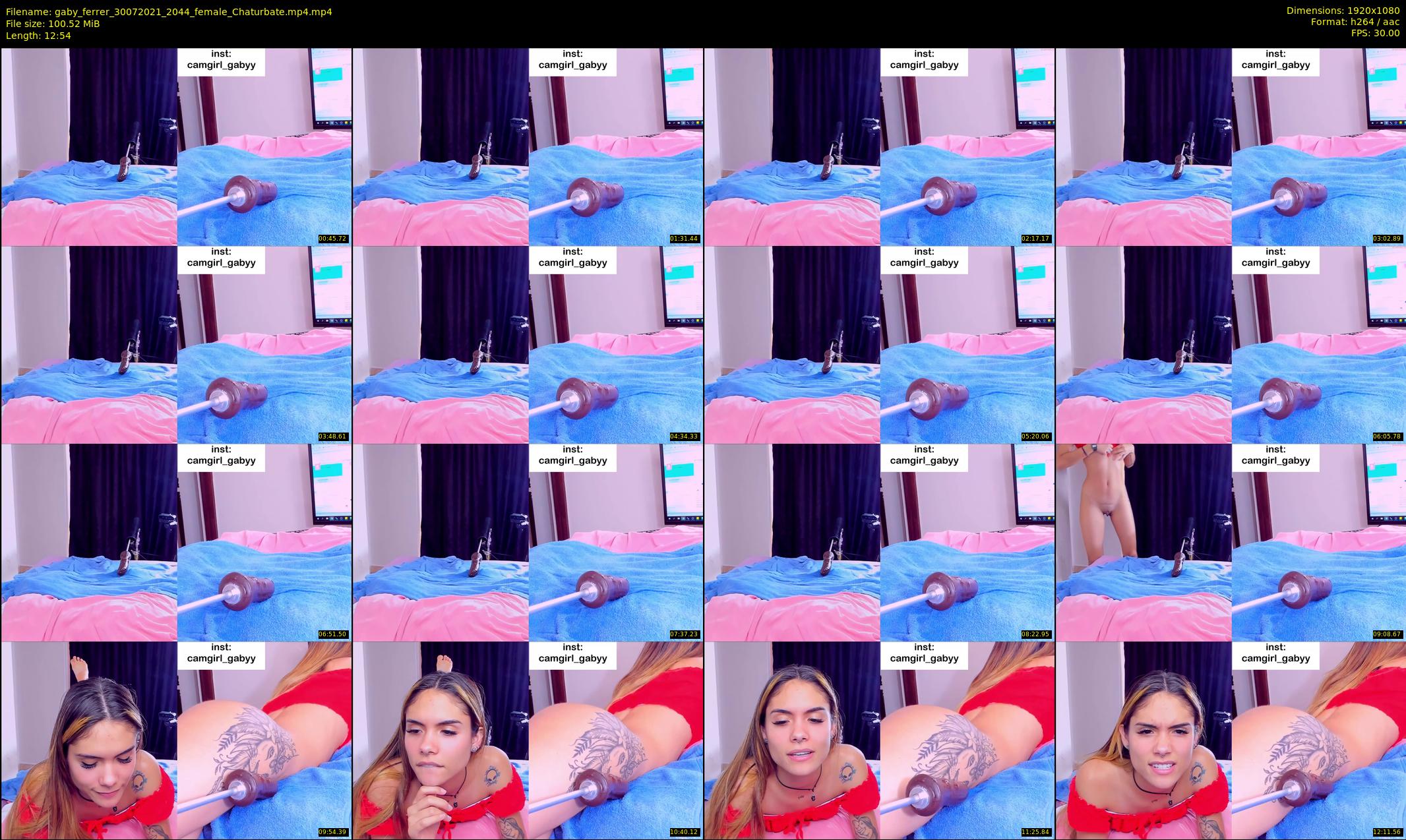 gaby_ferrer — 13 minute Chaturbate female cam show recording, 1080p, Jul 30, 2021
