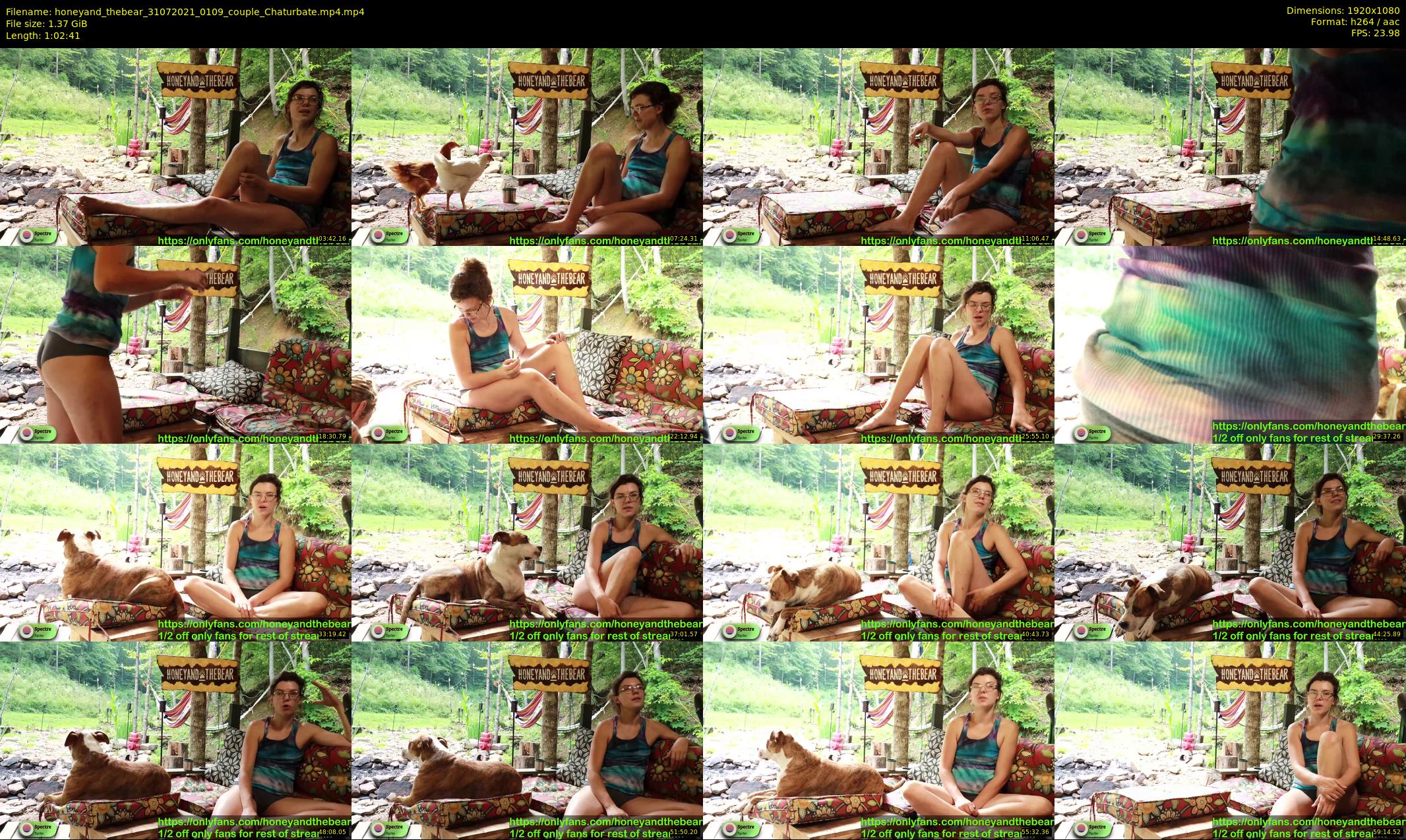 honeyand_thebear — 63 minute Chaturbate couple cam show recording, 1080p, Jul 31, 2021