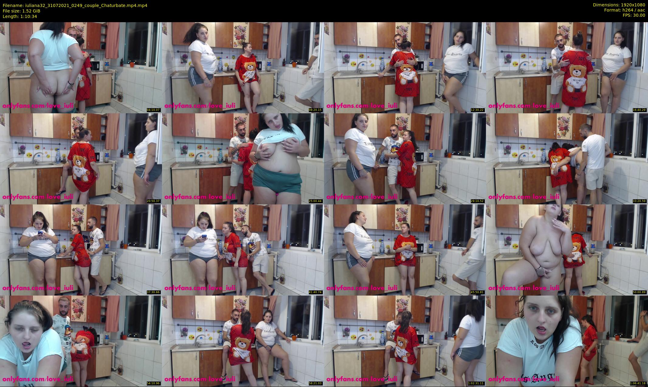 iuliana32 — 71 minute Chaturbate couple cam show recording, 1080p, Jul 31, 2021