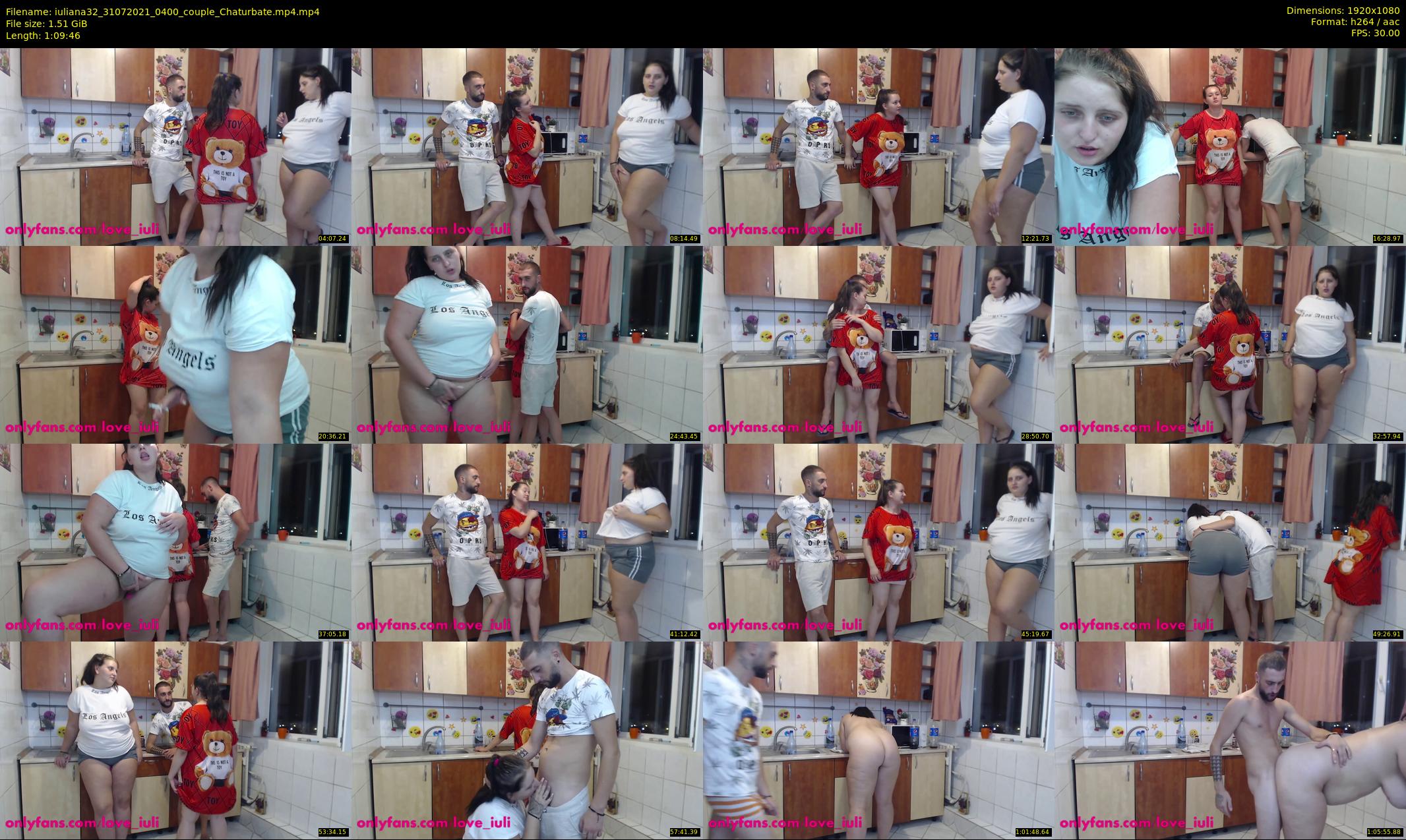 iuliana32 — 70 minute Chaturbate couple cam show recording, 1080p, Jul 31, 2021
