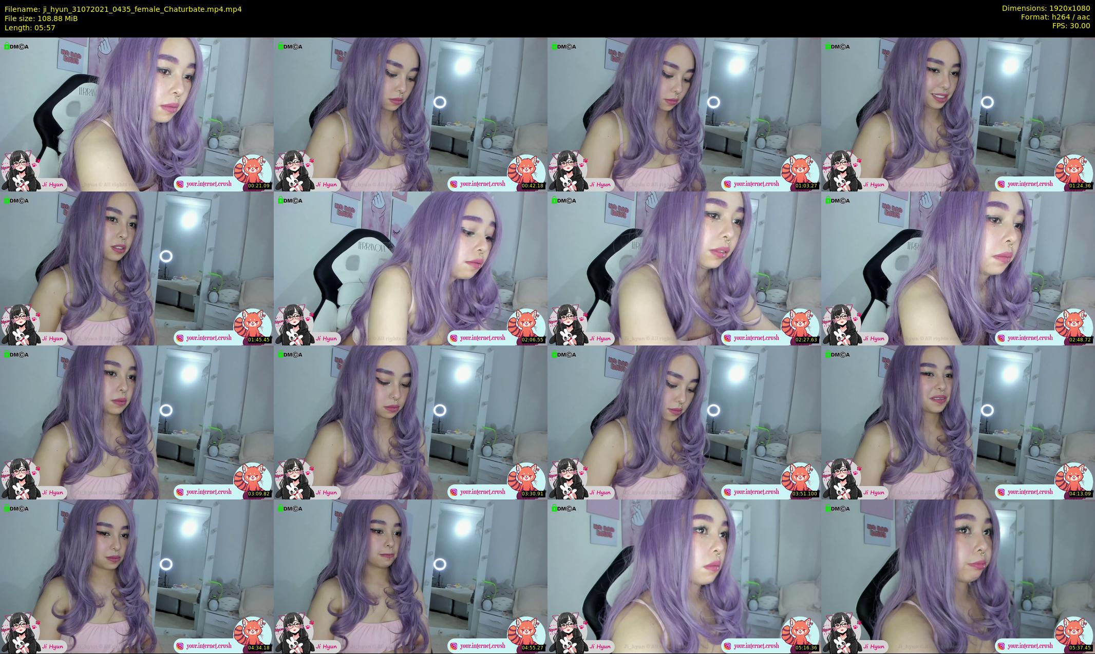 ji_hyun — 6 minute Chaturbate female cam show recording, 1080p, Jul 31, 2021