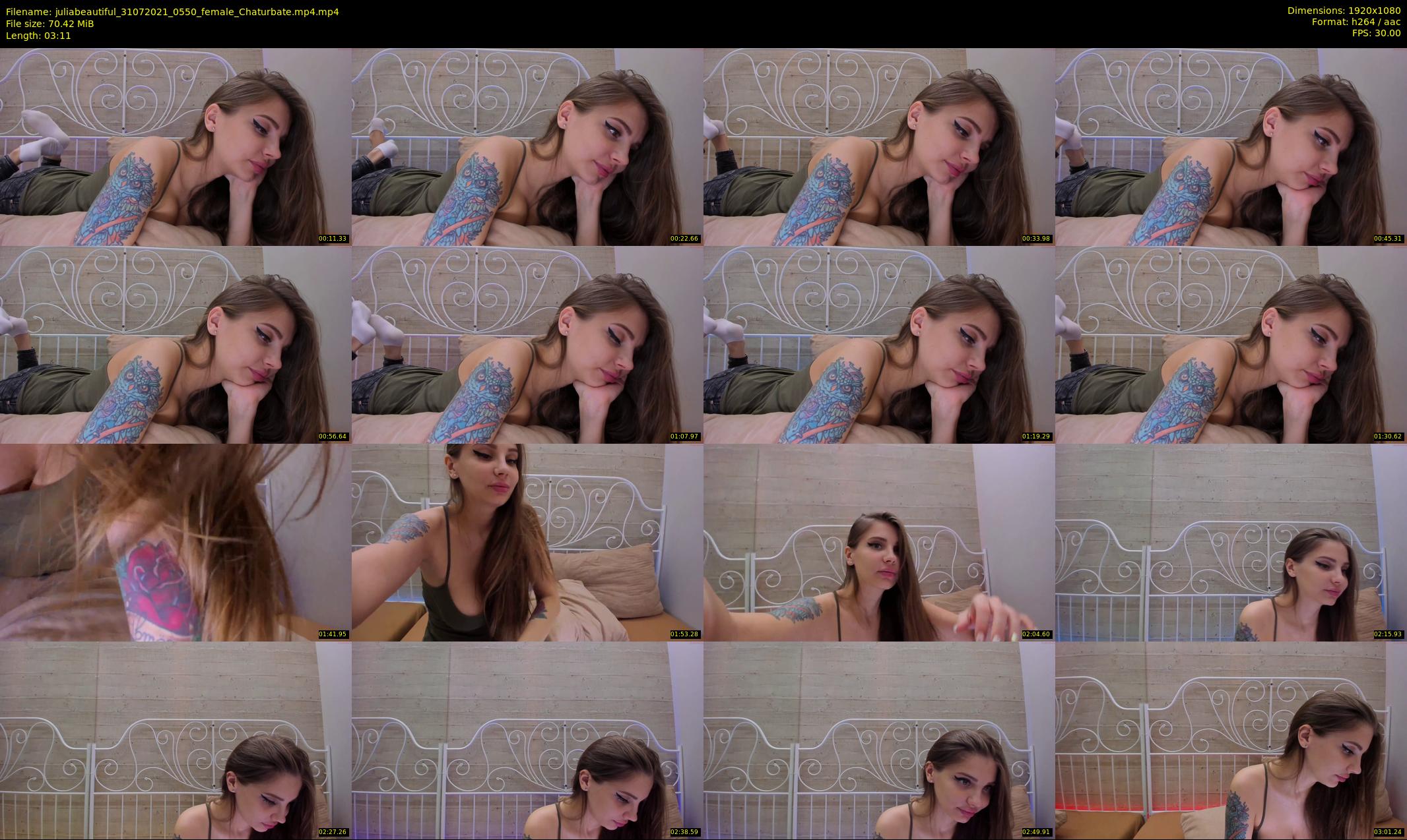 juliabeautiful — 4 minute Chaturbate female cam show recording, 1080p, Jul 31, 2021