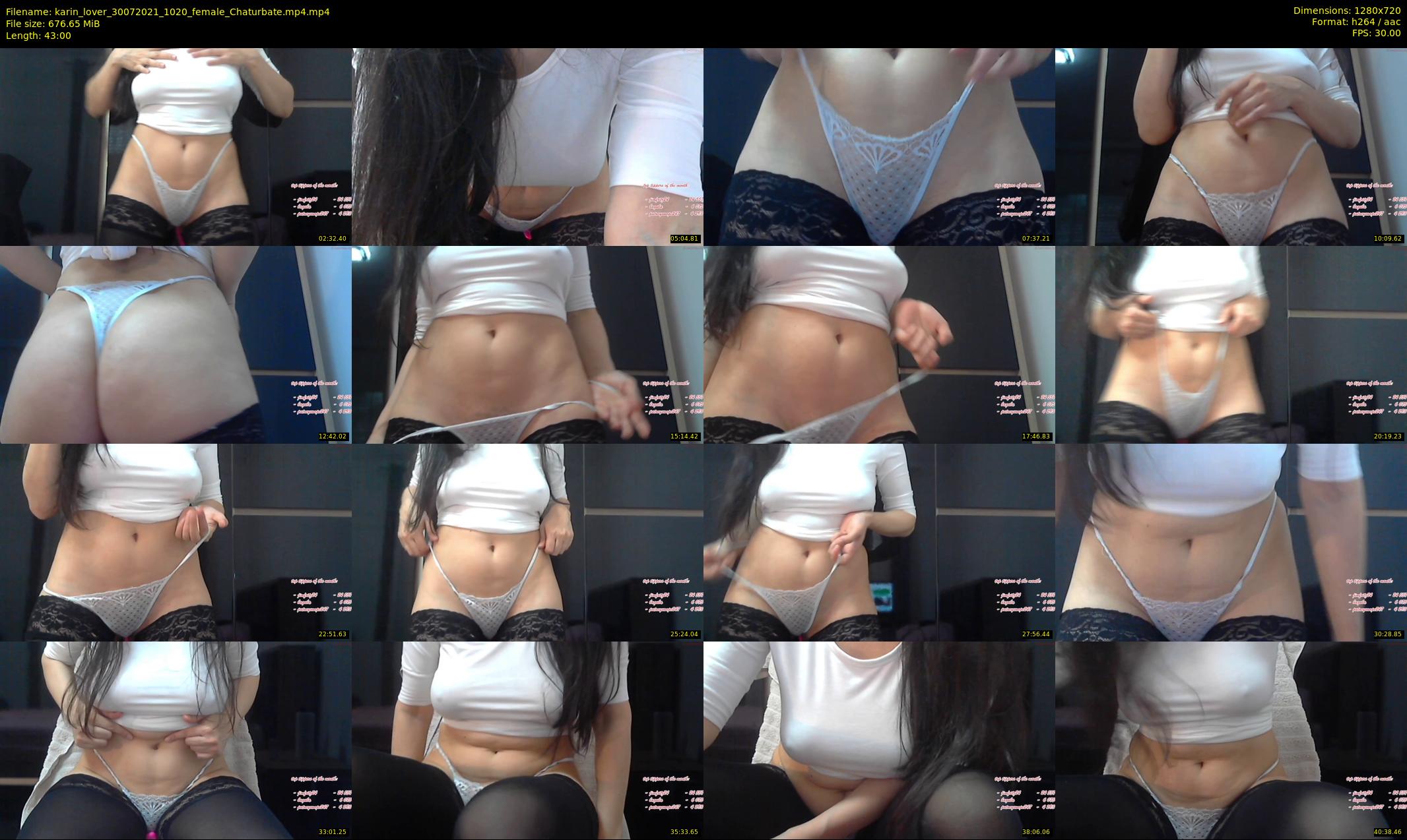 karin_lover — 43 minute Chaturbate female cam show recording, 720p, Jul 30, 2021