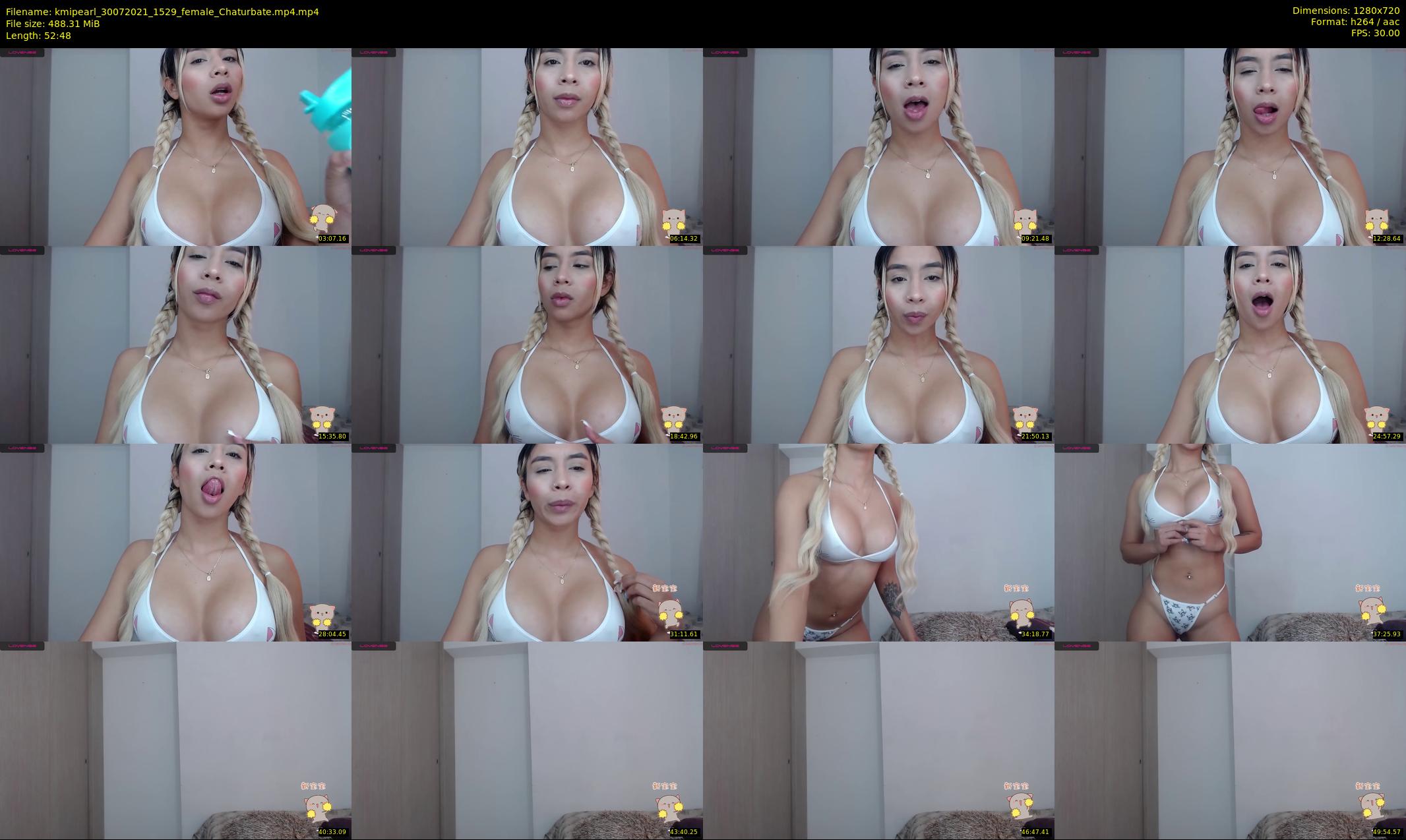 kmipearl — 53 minute Chaturbate female cam show recording, 720p, Jul 30, 2021