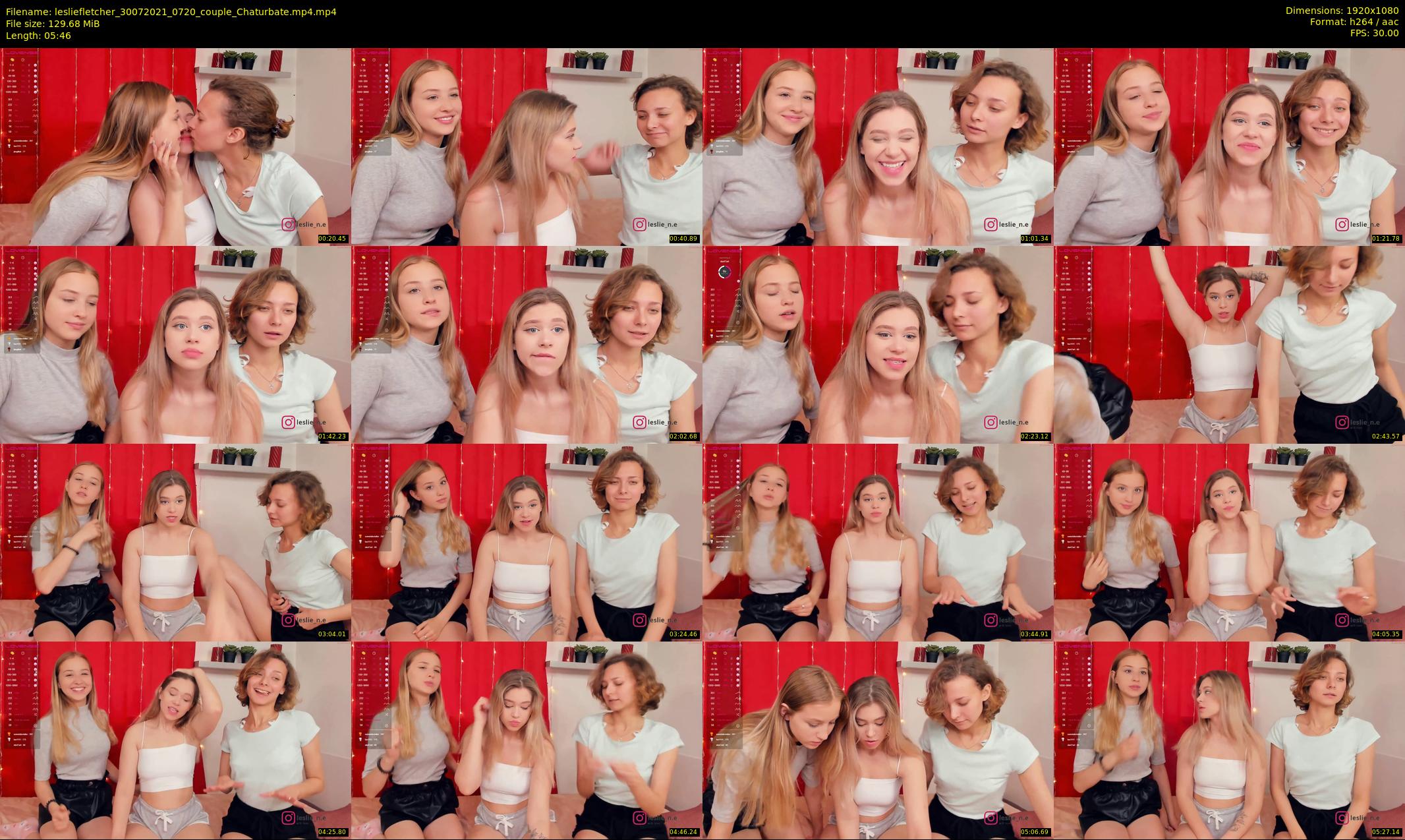 lesliefletcher — 6 minute Chaturbate couple cam show recording, 1080p, Jul 30, 2021