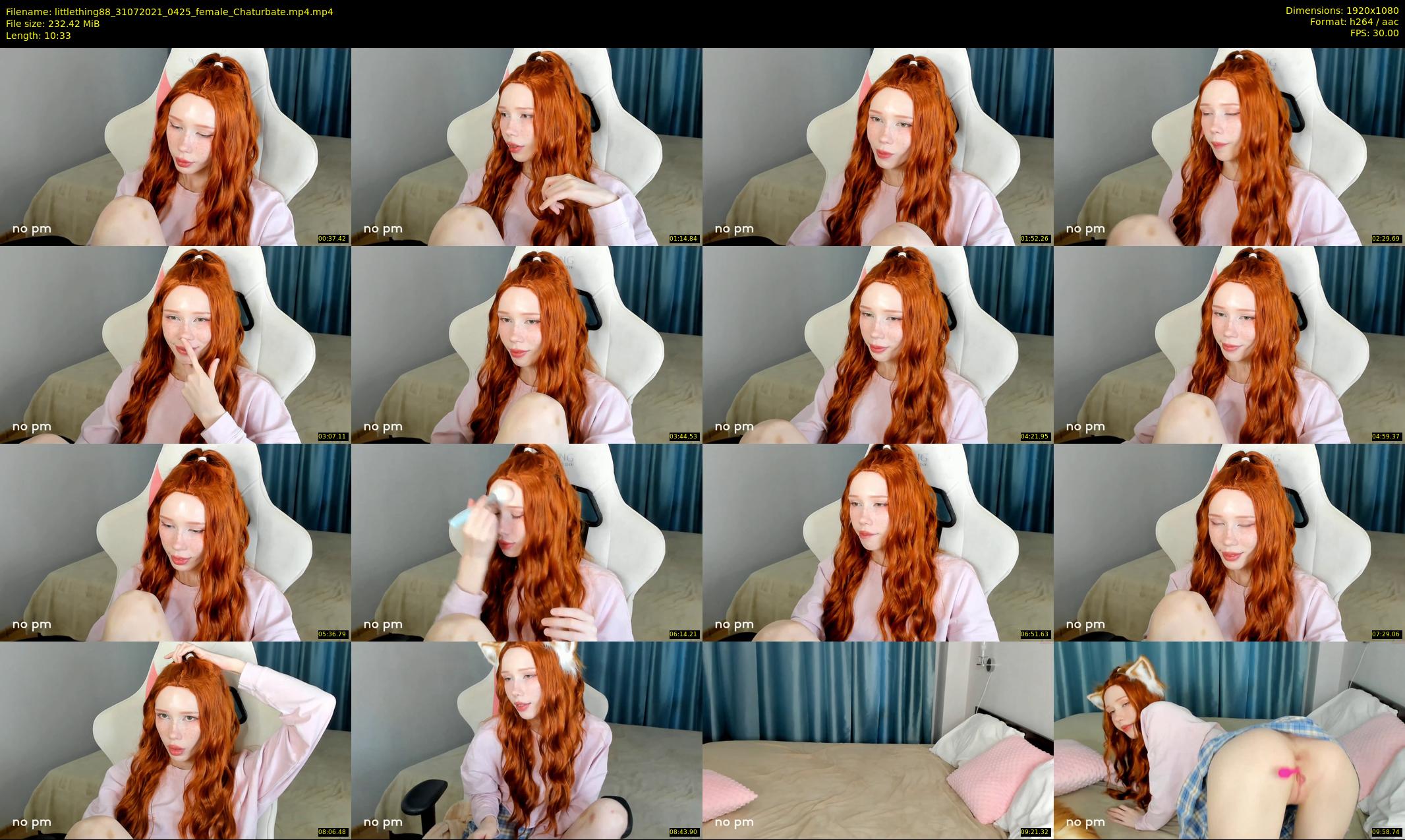 littlething88 — 11 minute Chaturbate female cam show recording, 1080p, Jul 31, 2021