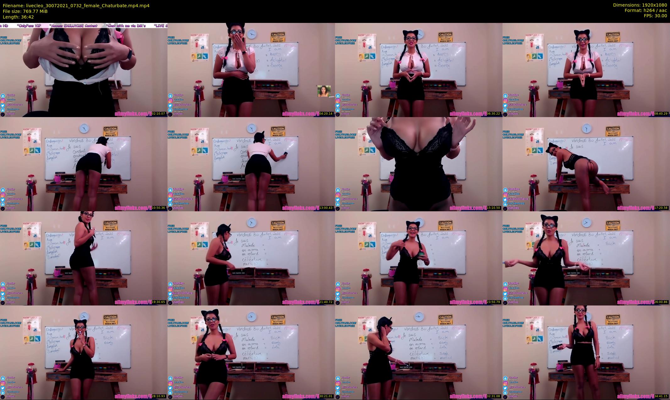 livecleo — 37 minute Chaturbate female cam show recording, 1080p, Jul 30, 2021