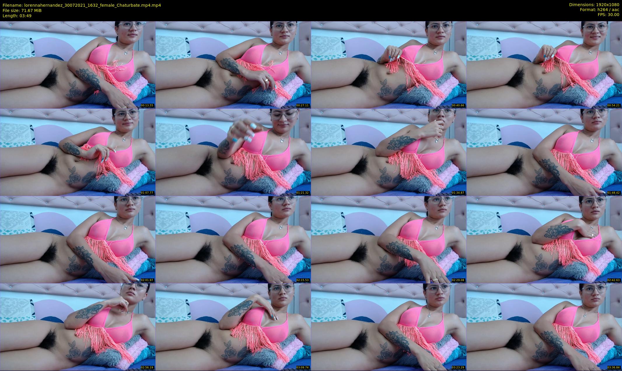 lorennahernandez — 4 minute Chaturbate female cam show recording, 1080p, Jul 30, 2021
