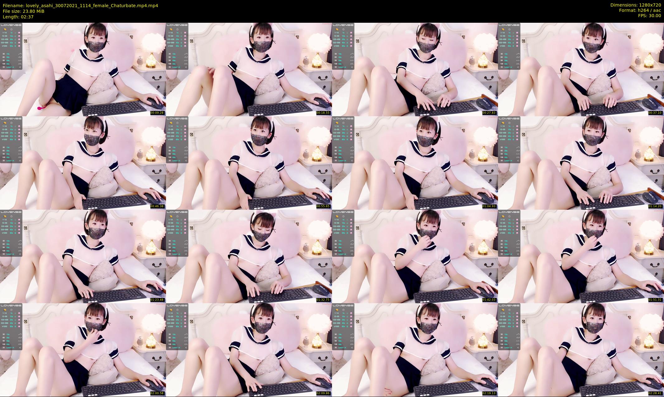 lovely_asahi — 3 minute Chaturbate female cam show recording, 720p, Jul 30, 2021