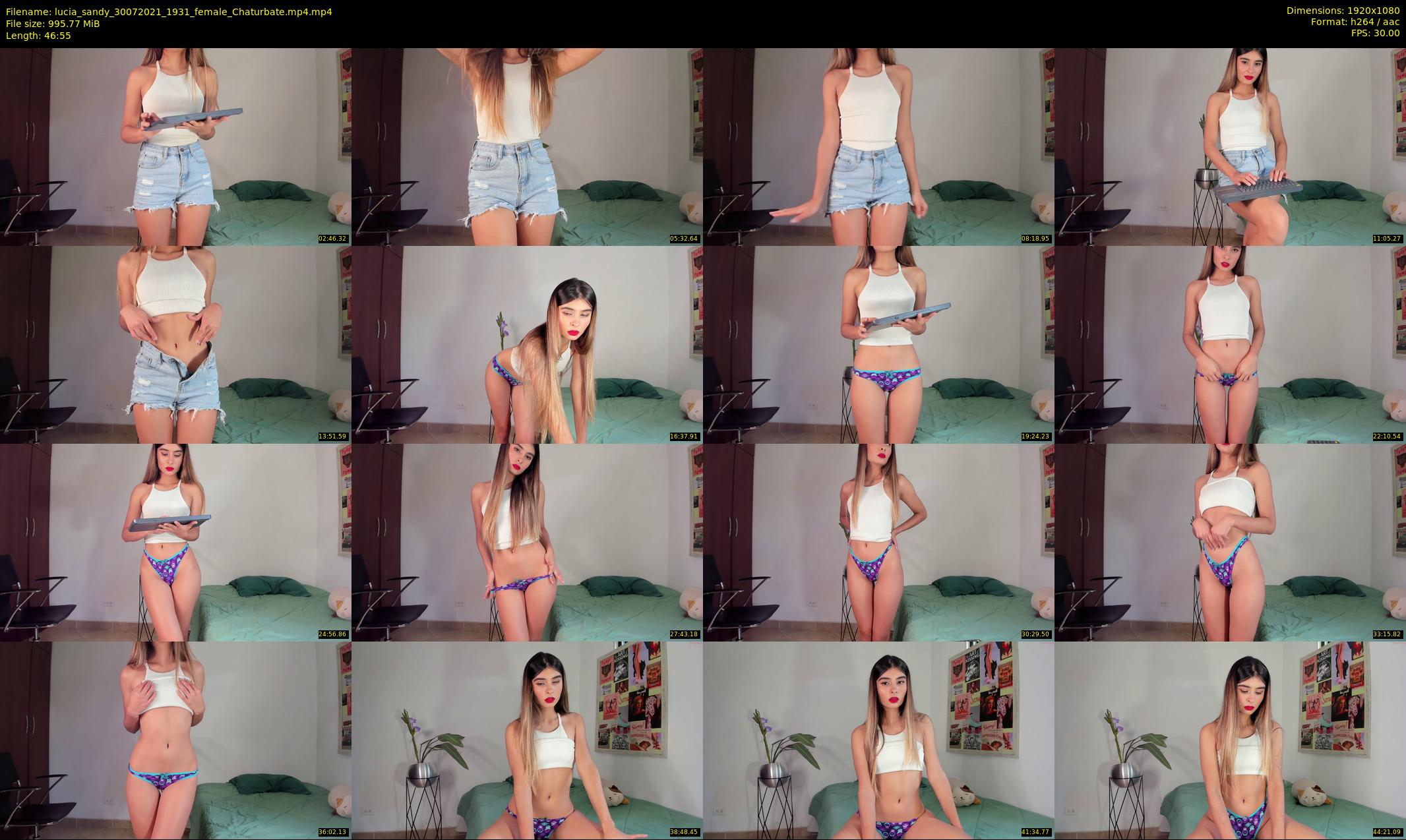 lucia_sandy — 47 minute Chaturbate female cam show recording, 1080p, Jul 30, 2021