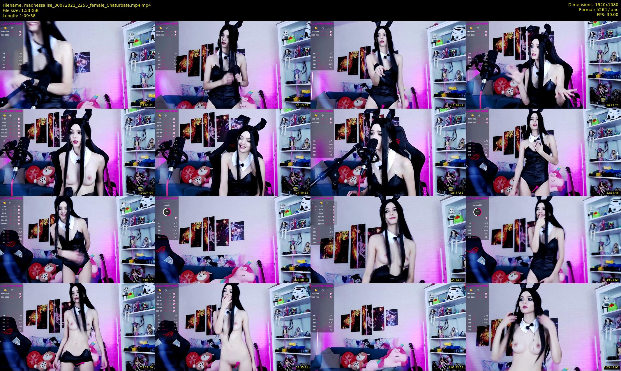 madnessalise — 70 minute Chaturbate female cam show recording, 1080p, Jul 30, 2021