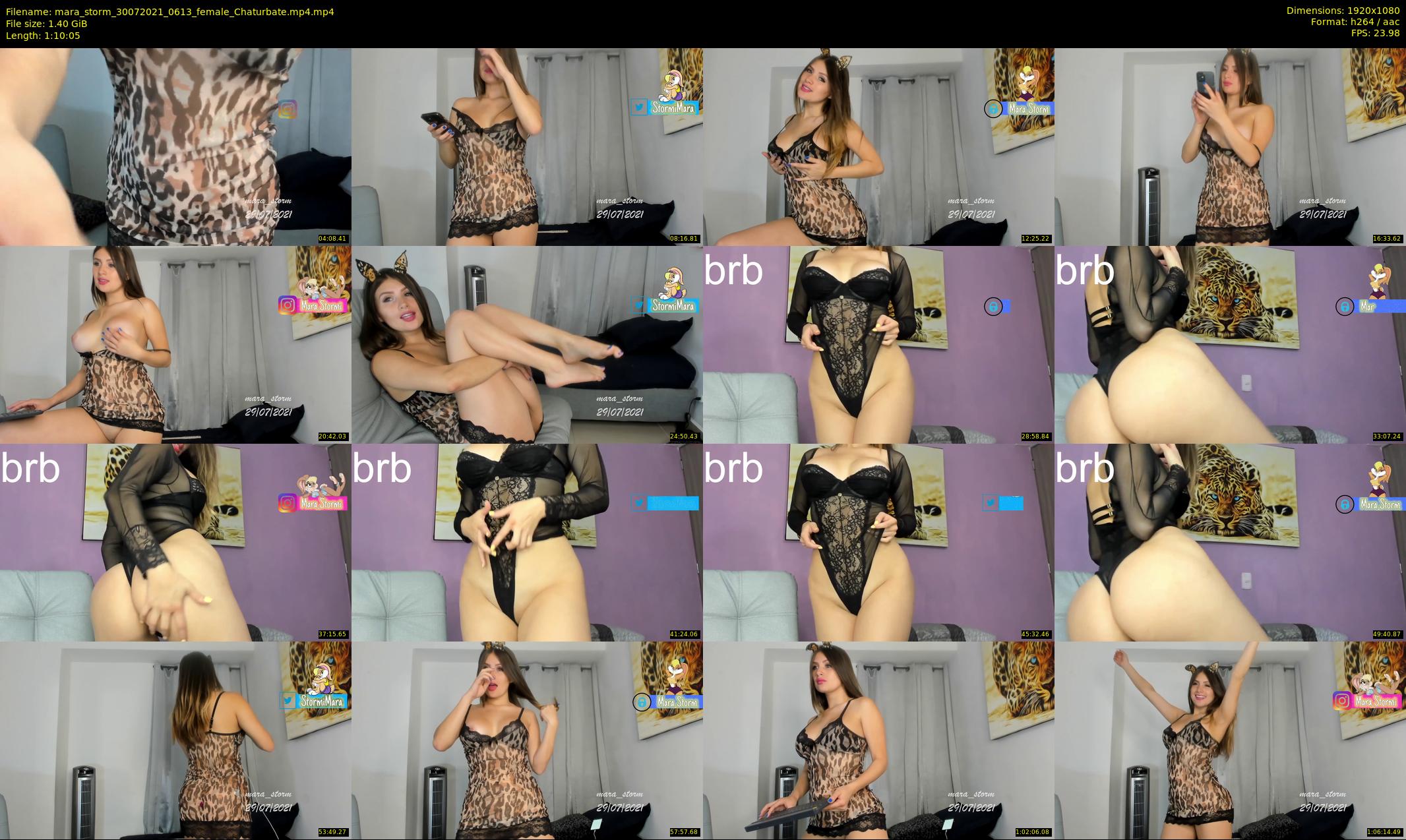 mara_storm — 71 minute Chaturbate female cam show recording, 1080p, Jul 30, 2021
