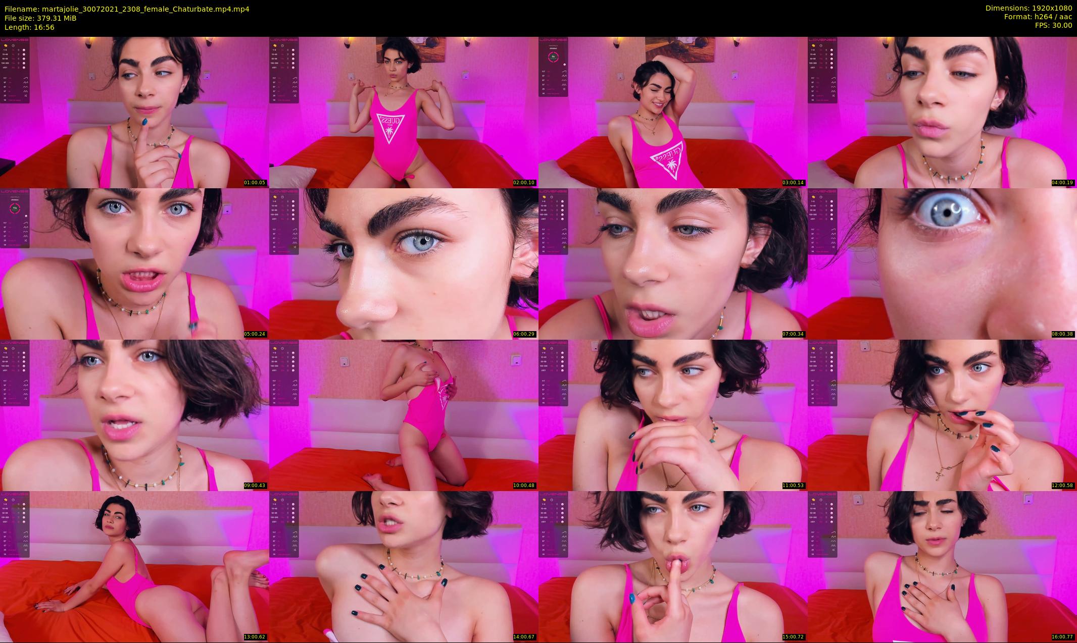 martajolie — 17 minute Chaturbate female cam show recording, 1080p, Jul 30, 2021