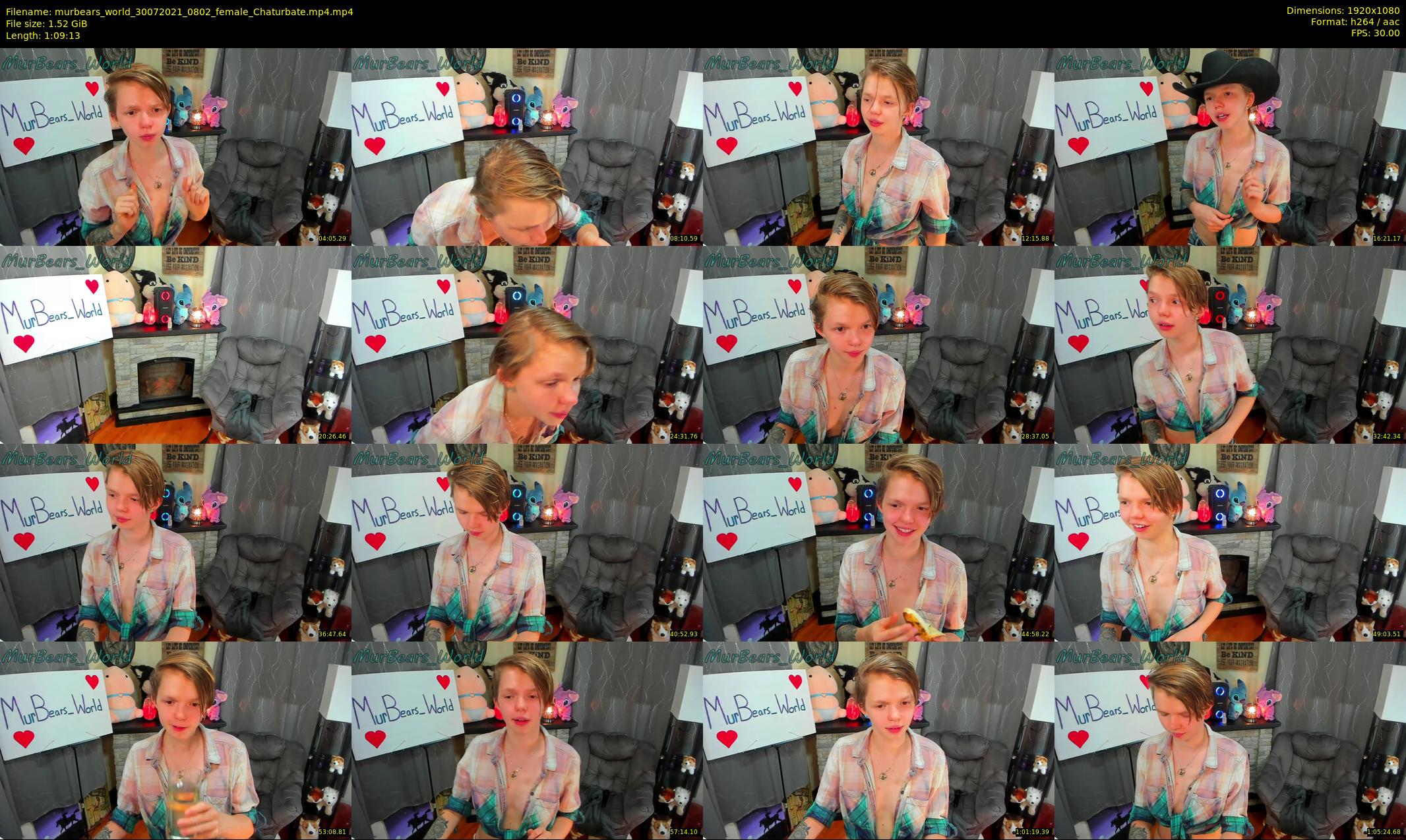 murbears_world — 70 minute Chaturbate female cam show recording, 1080p, Jul 30, 2021