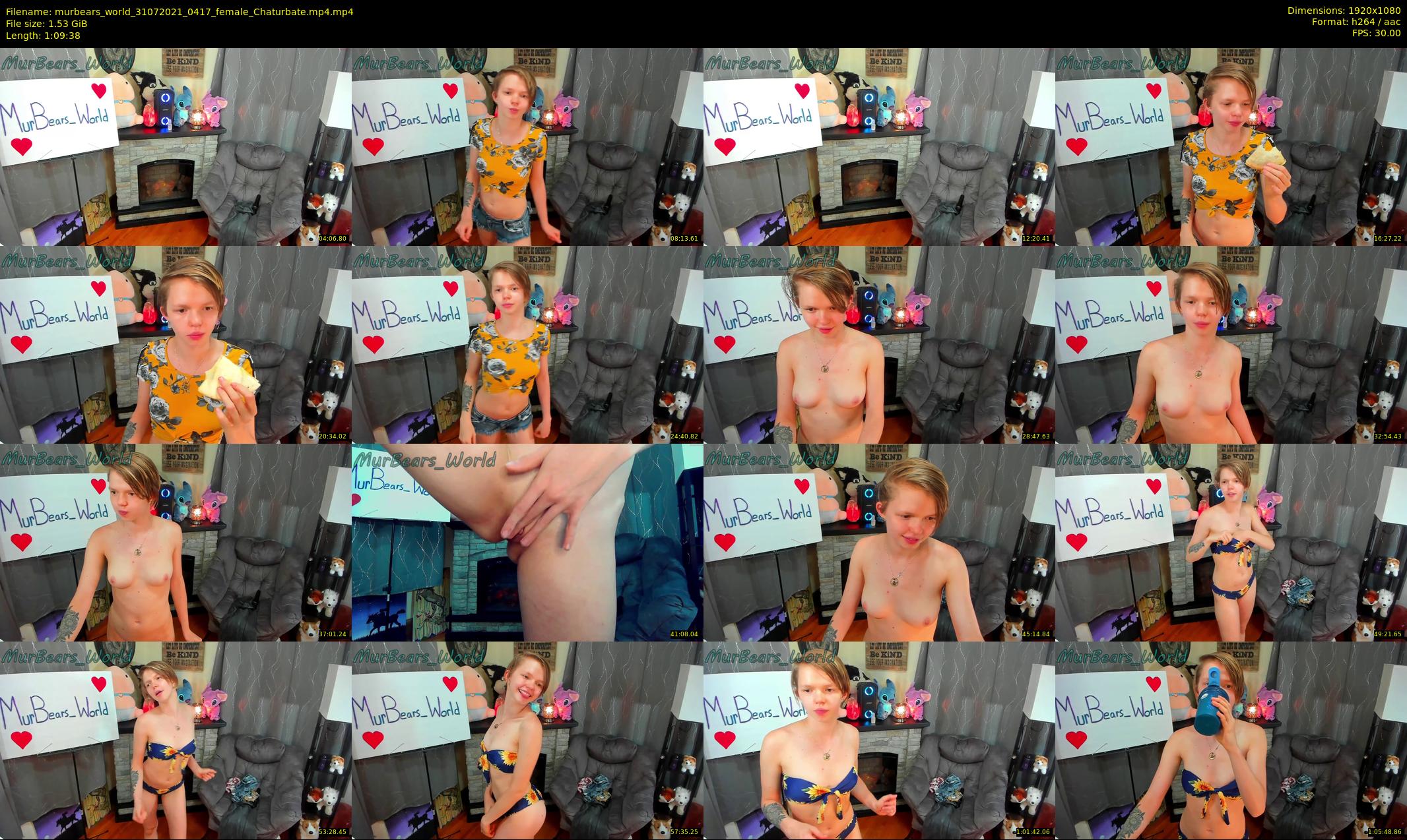 murbears_world — 70 minute Chaturbate female cam show recording, 1080p, Jul 31, 2021