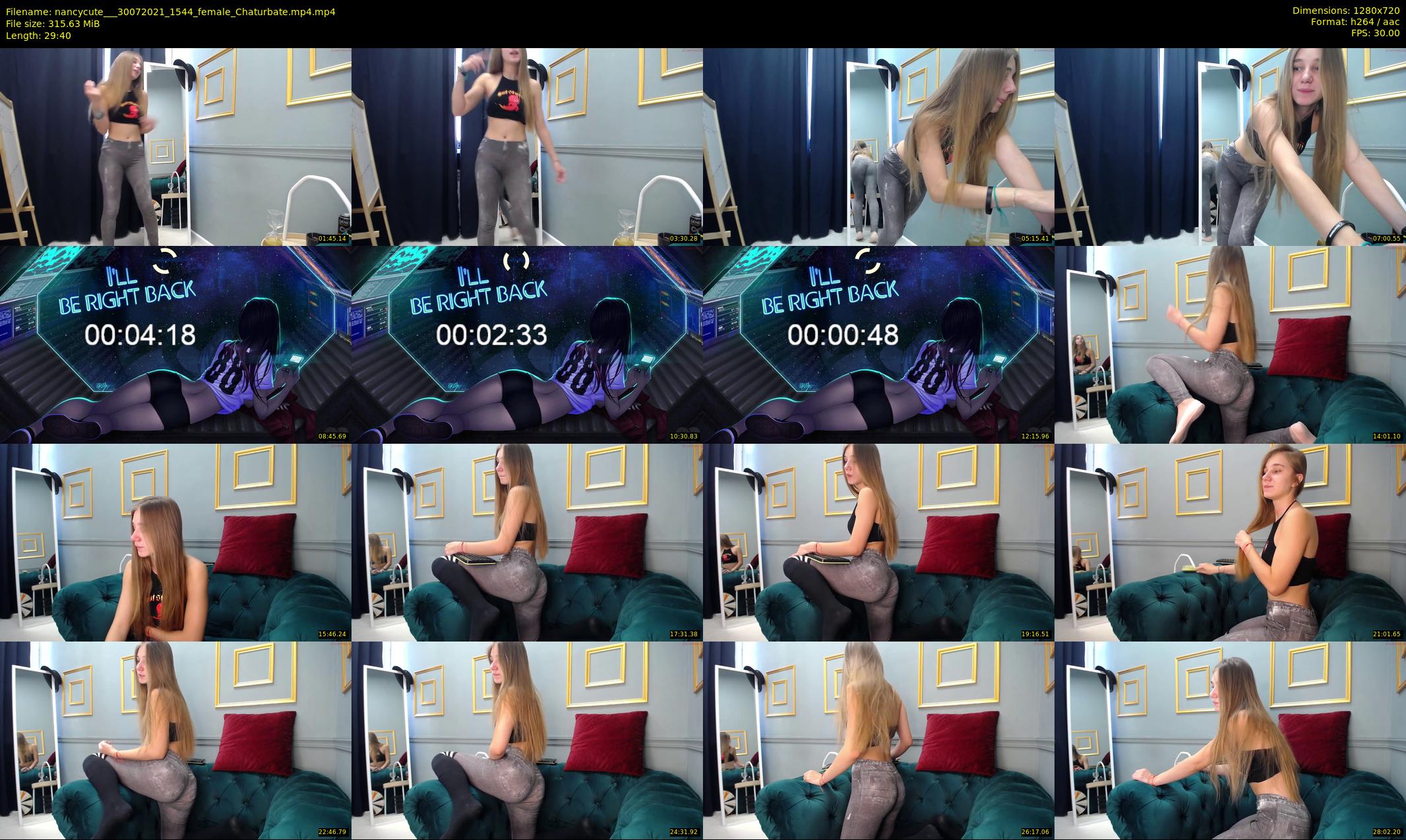 nancycute__ — 30 minute Chaturbate female cam show recording, 720p, Jul 30, 2021