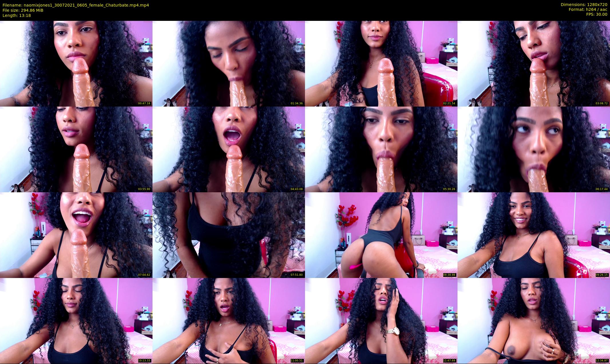 naomixjones1 — 14 minute Chaturbate female cam show recording, 720p, Jul 30, 2021