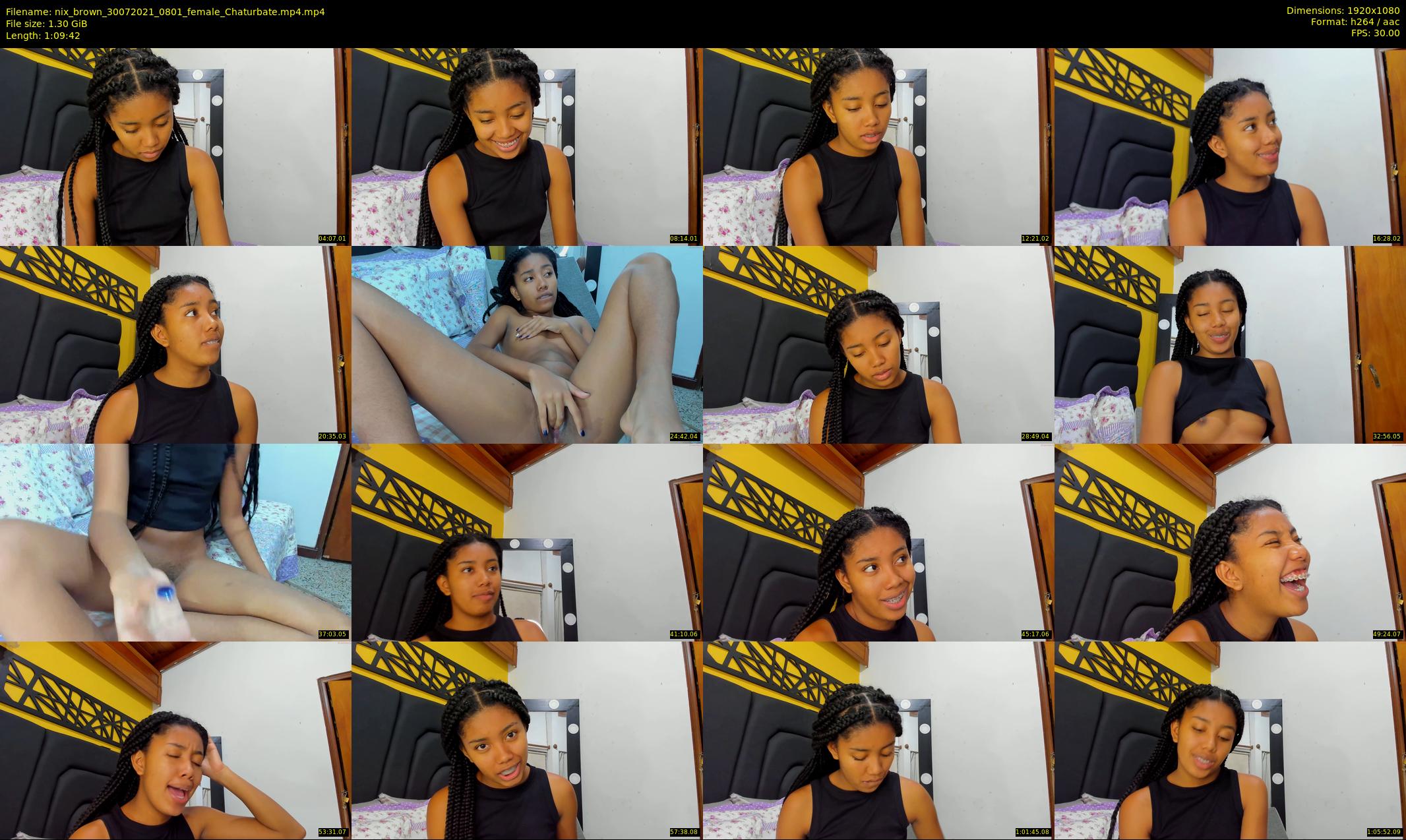 nix_brown — 70 minute Chaturbate female cam show recording, 1080p, Jul 30, 2021