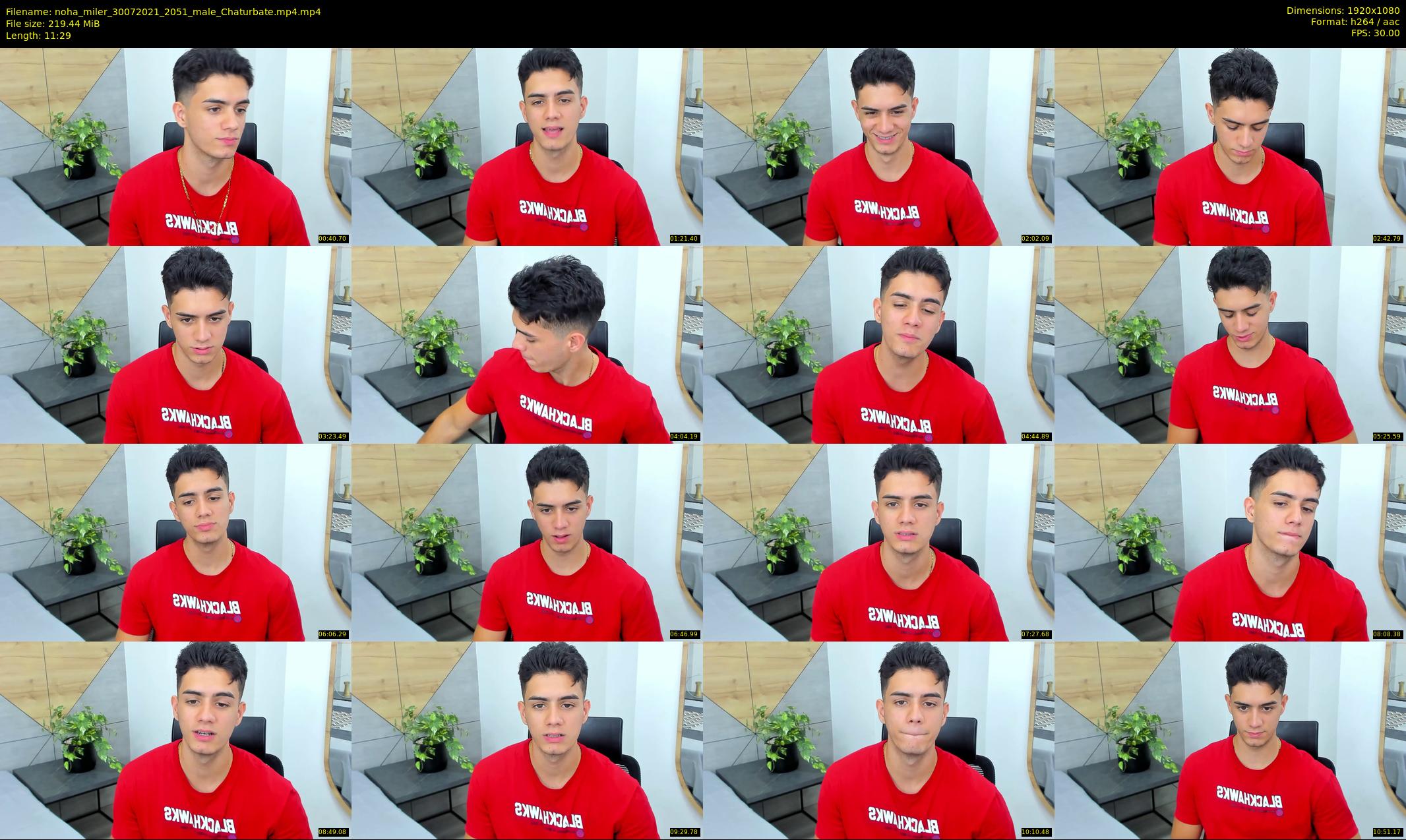 noha_miler — 12 minute Chaturbate male cam show recording, 1080p, Jul 30, 2021