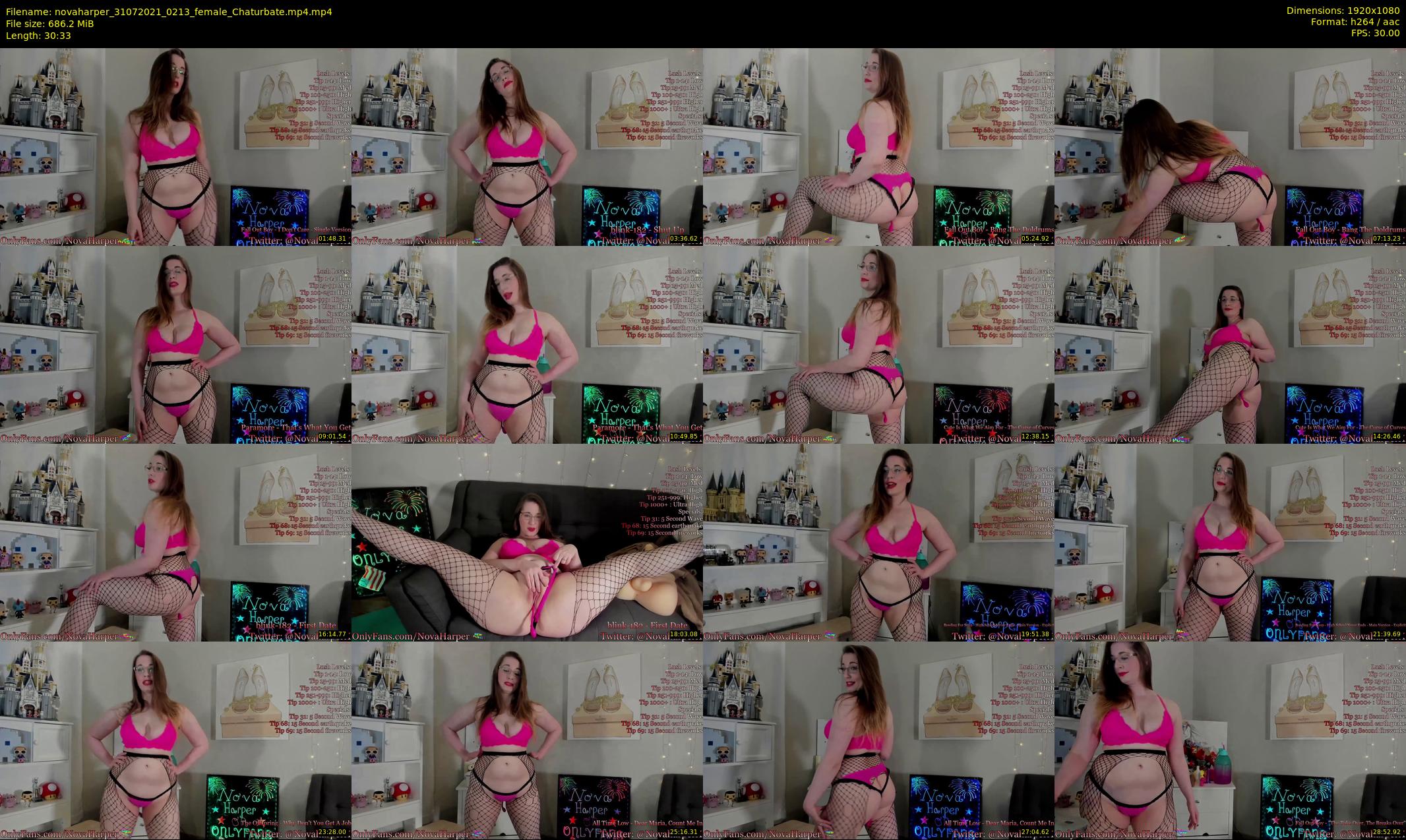 novaharper — 31 minute Chaturbate female cam show recording, 1080p, Jul 31, 2021