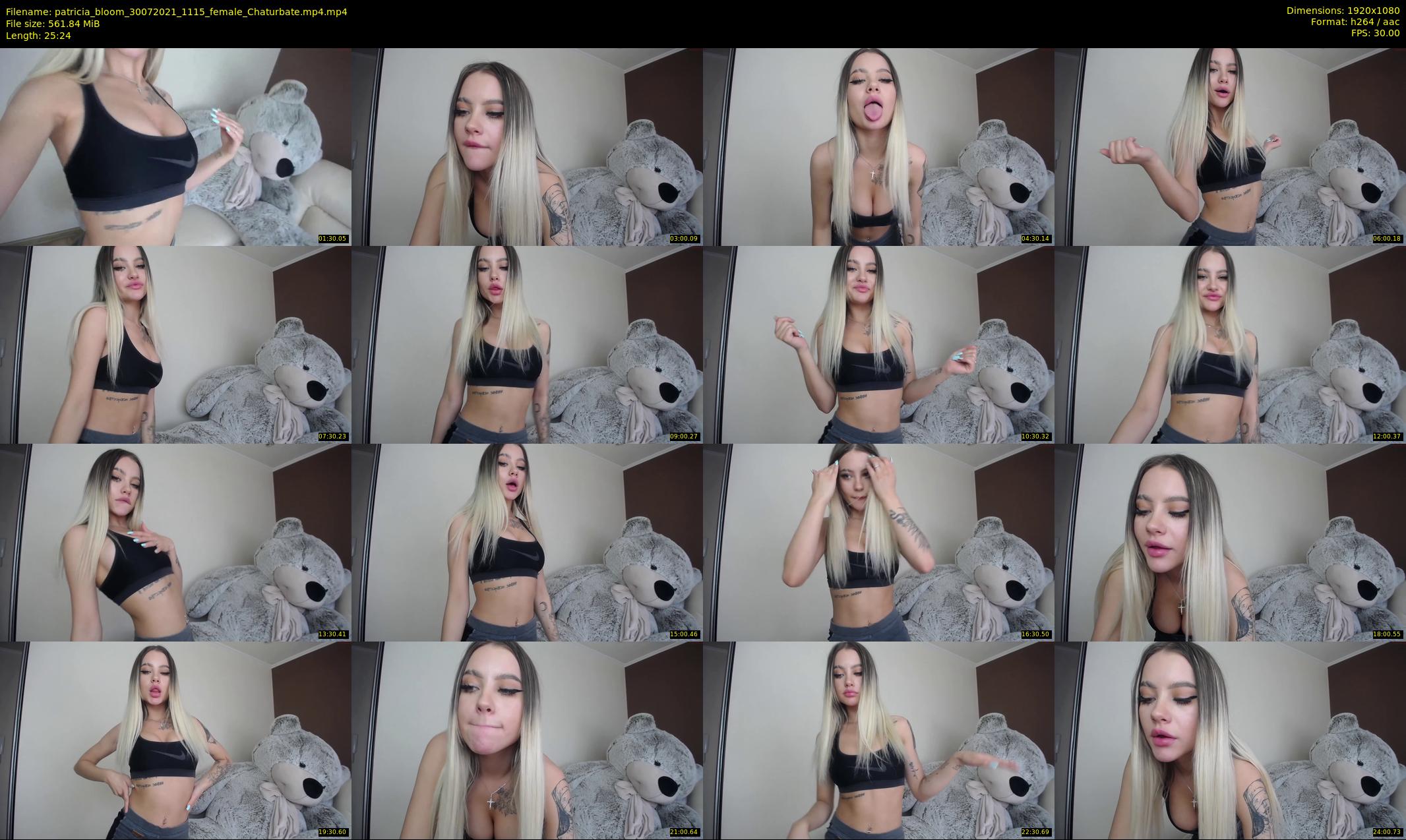 patricia_bloom — 26 minute Chaturbate female cam show recording, 1080p, Jul 30, 2021