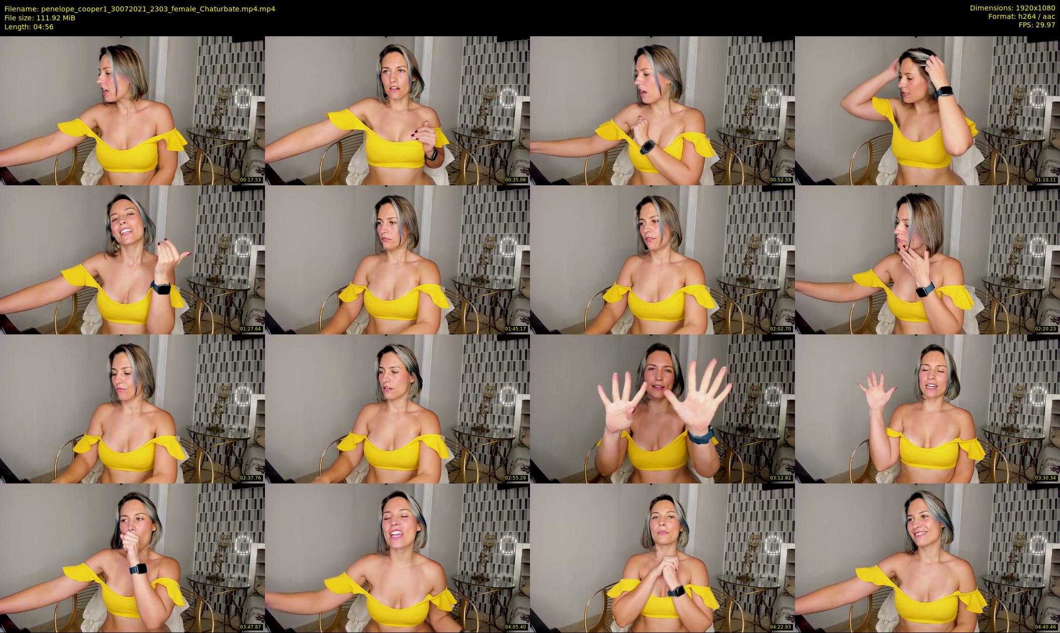 penelope_cooper1 — 5 minute Chaturbate female cam show recording, 1080p, Jul 30, 2021