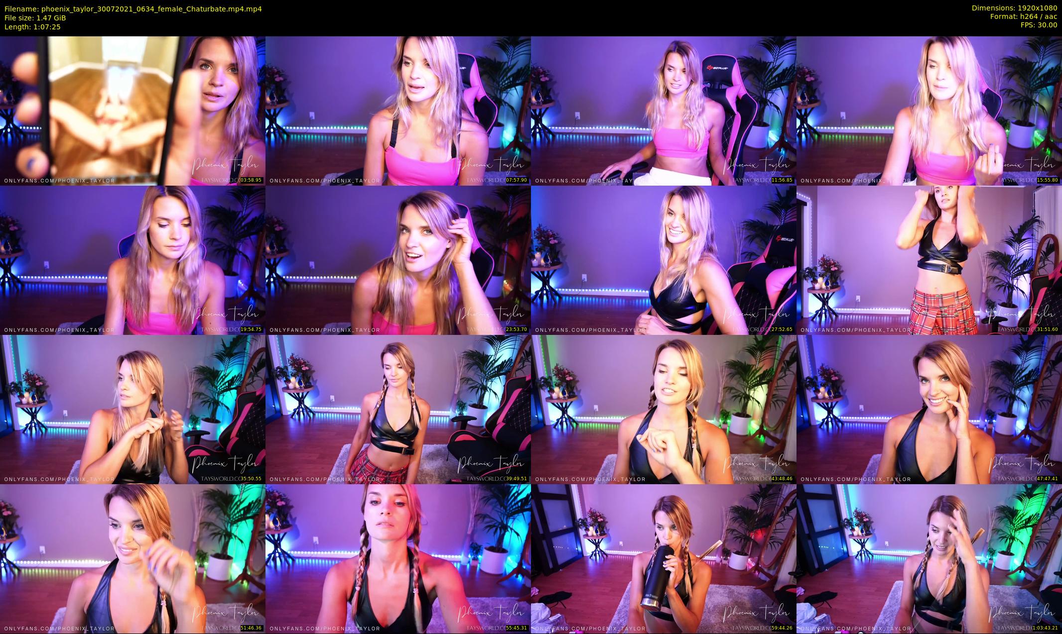 phoenix_taylor — 68 minute Chaturbate female cam show recording, 1080p, Jul 30, 2021