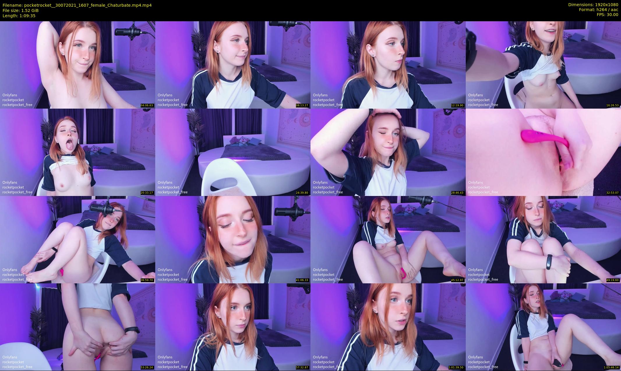 pocketrocket_ — 70 minute Chaturbate female cam show recording, 1080p, Jul 30, 2021