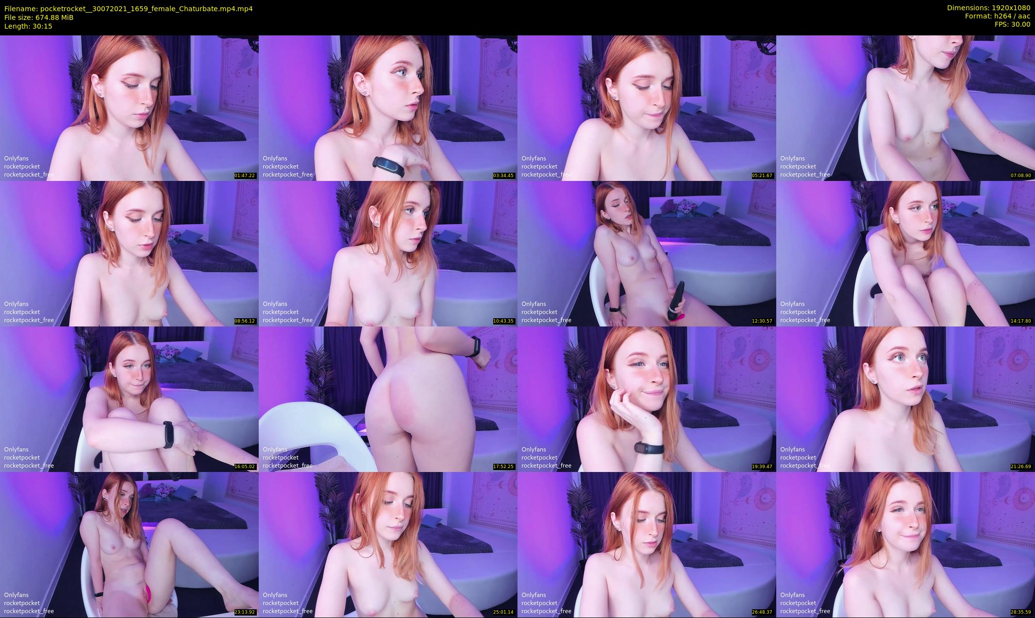 pocketrocket_ — 31 minute Chaturbate female cam show recording, 1080p, Jul 30, 2021