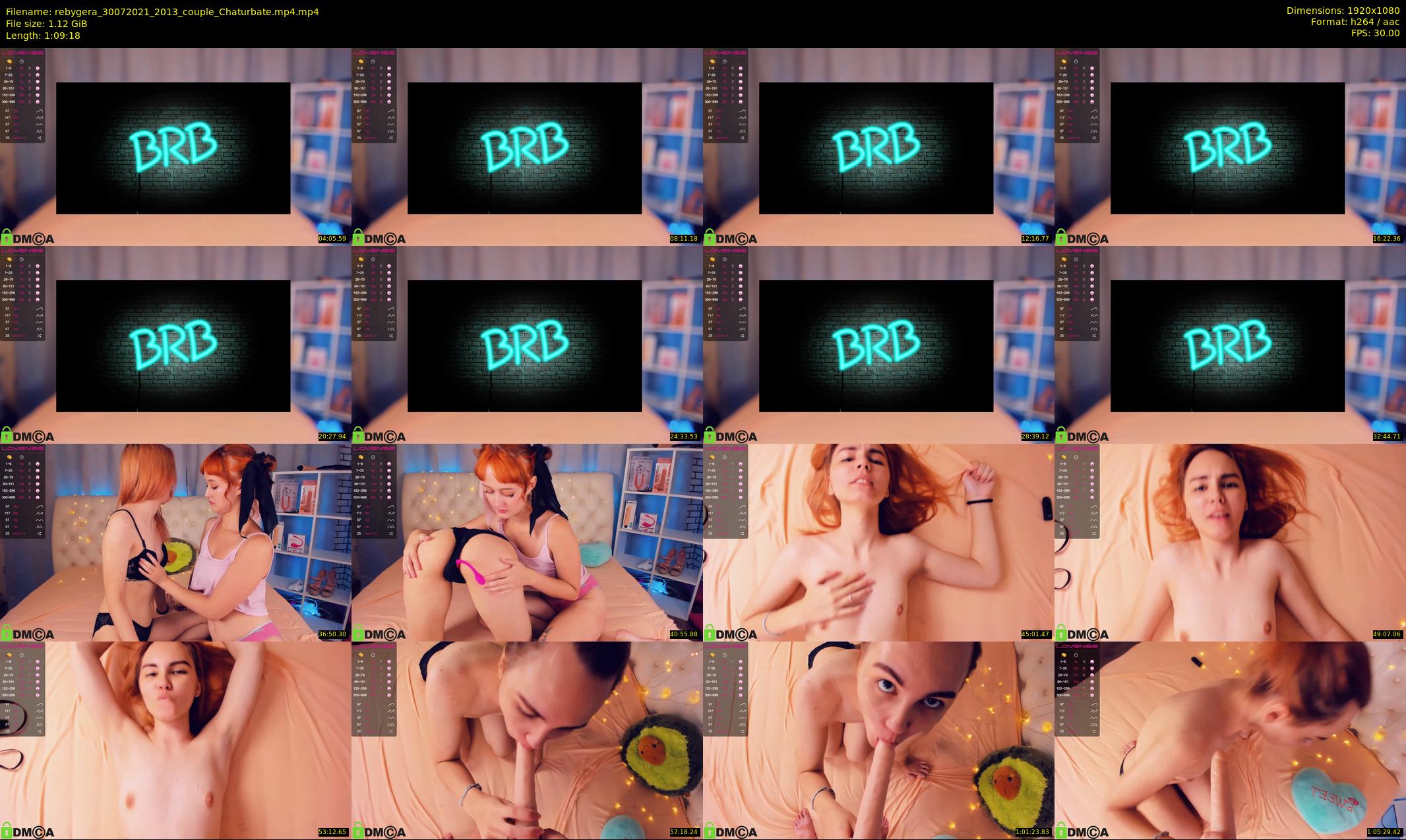 rebygera — 70 minute Chaturbate couple cam show recording, 1080p, Jul 30, 2021