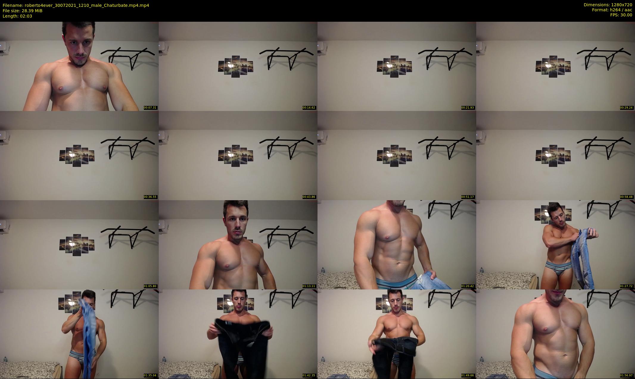 roberto4ever — 3 minute Chaturbate male cam show recording, 720p, Jul 30, 2021