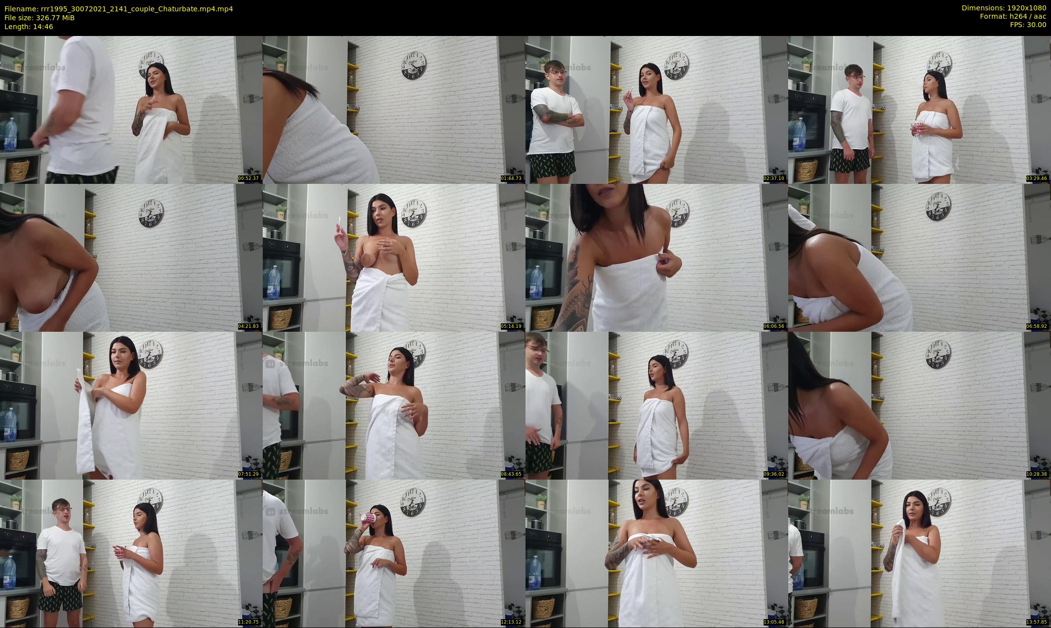 rrr1995 — 15 minute Chaturbate couple cam show recording, 1080p, Jul 30, 2021