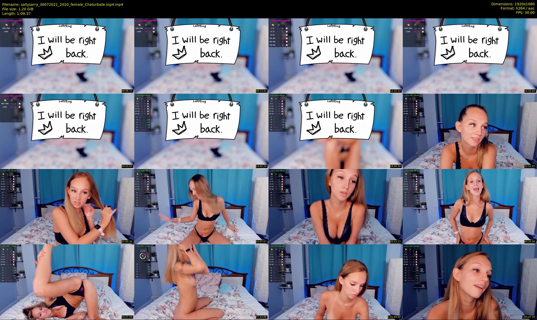 sallysarry — 70 minute Chaturbate couple cam show recording, 1080p, Jul 30, 2021