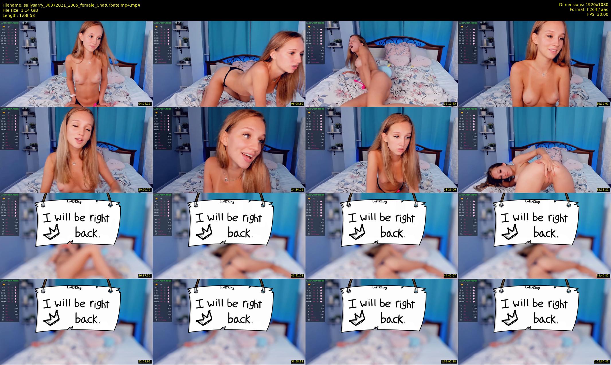 sallysarry — 69 minute Chaturbate couple cam show recording, 1080p, Jul 30, 2021