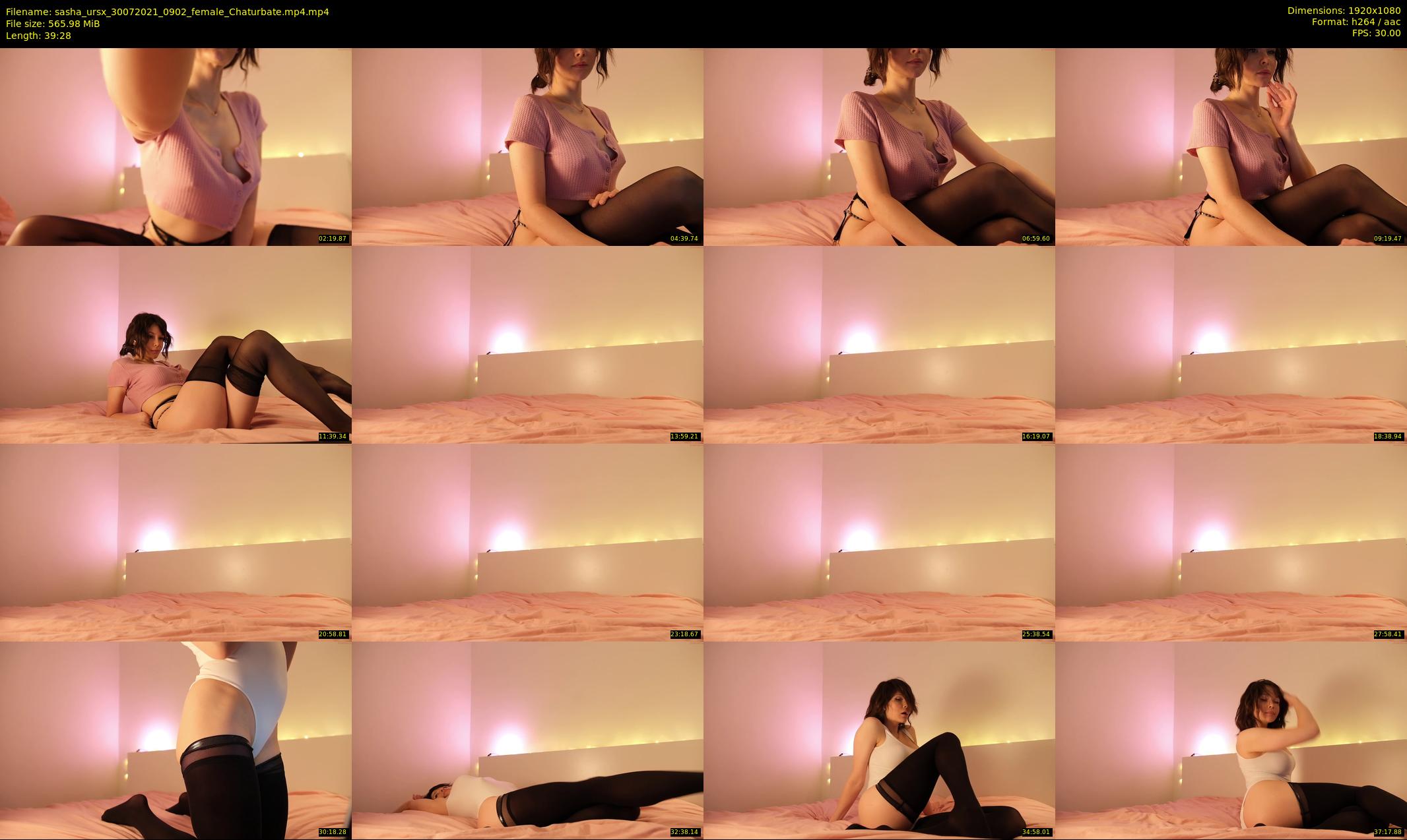 sasha_ursx — 40 minute Chaturbate female cam show recording, 1080p, Jul 30, 2021